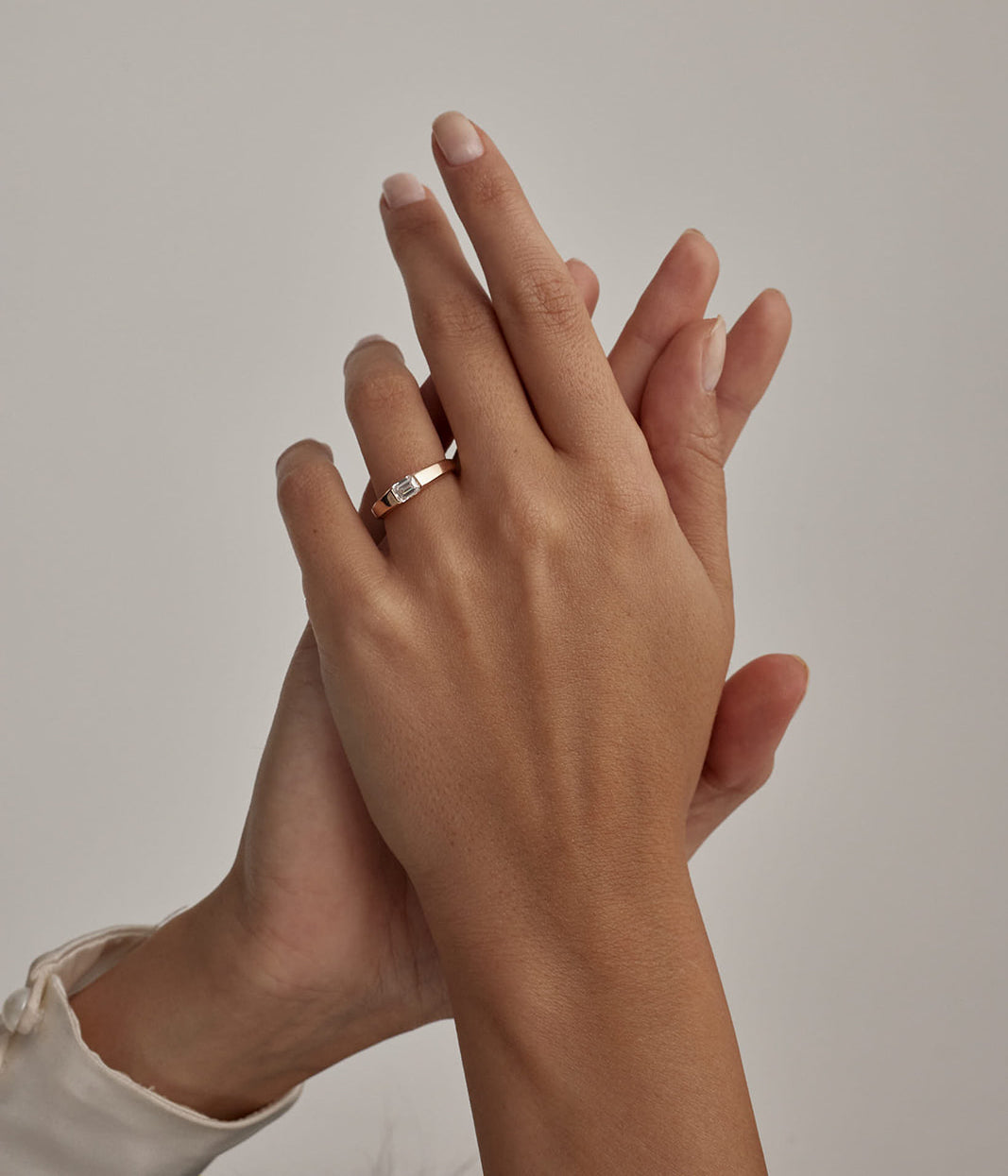 Emerald Cut Diamond Engagement Ring