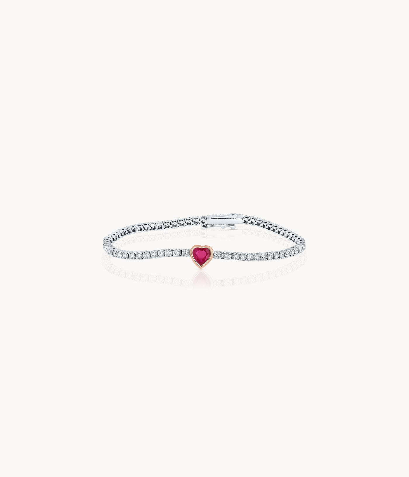 Ruby Tennis Bracelet