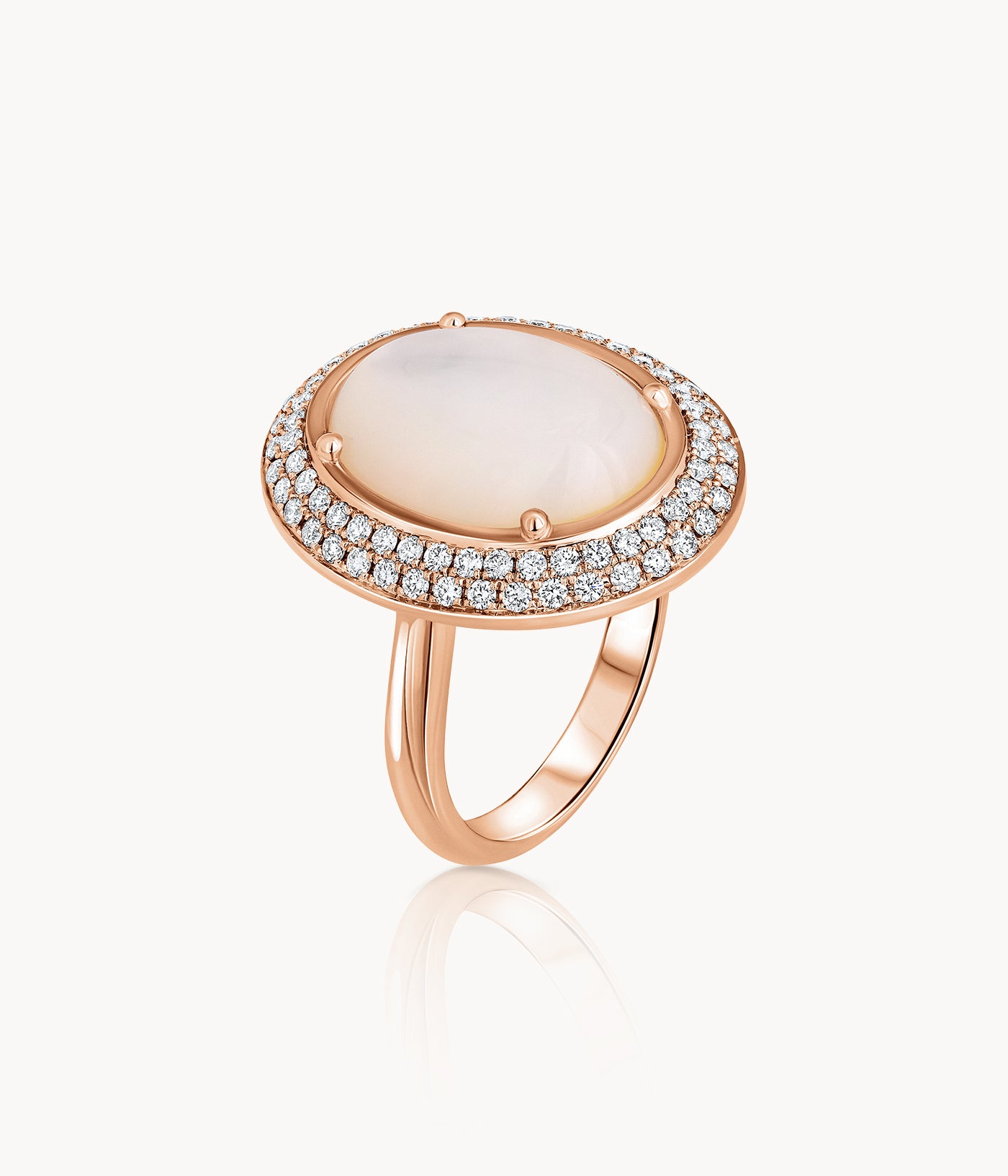Oval Shape Moonstone Ring
