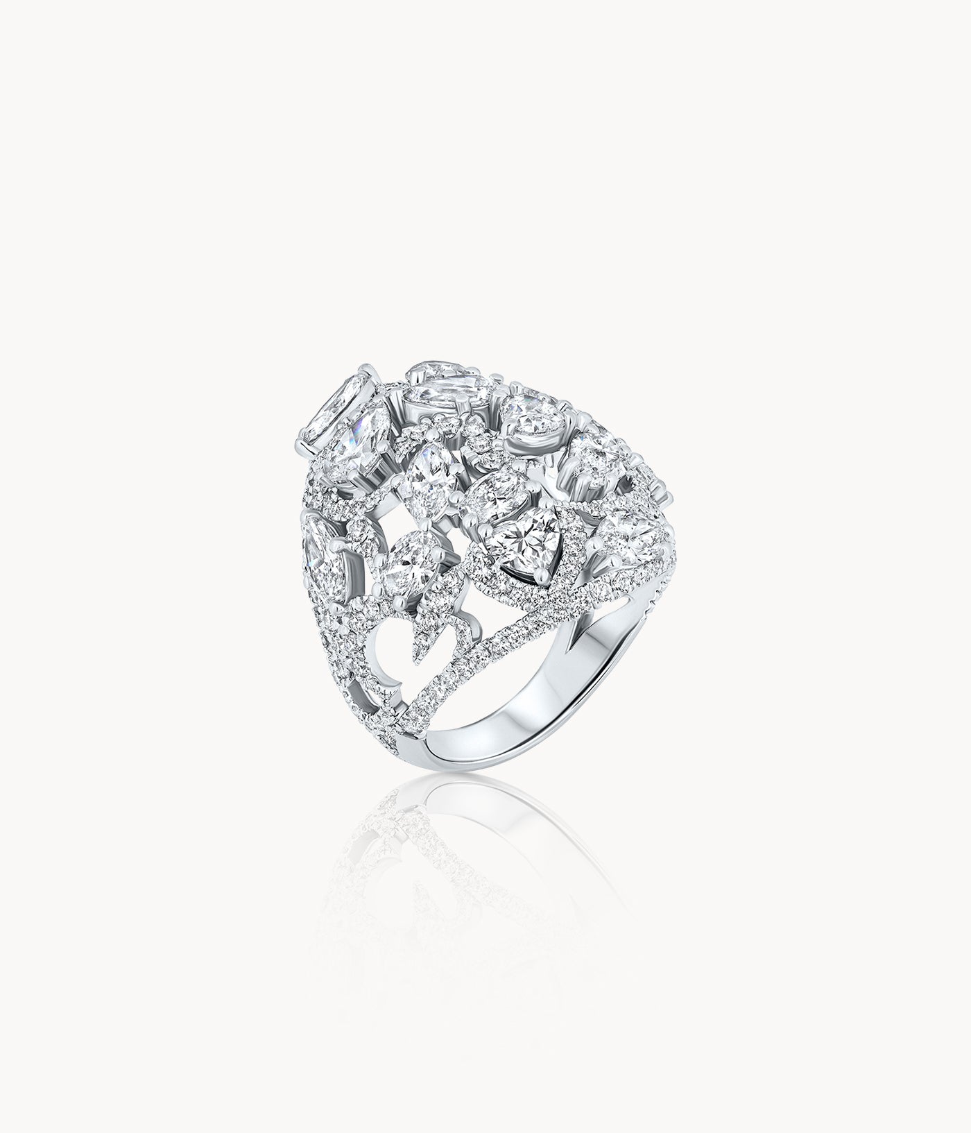 Mix Diamond Ring