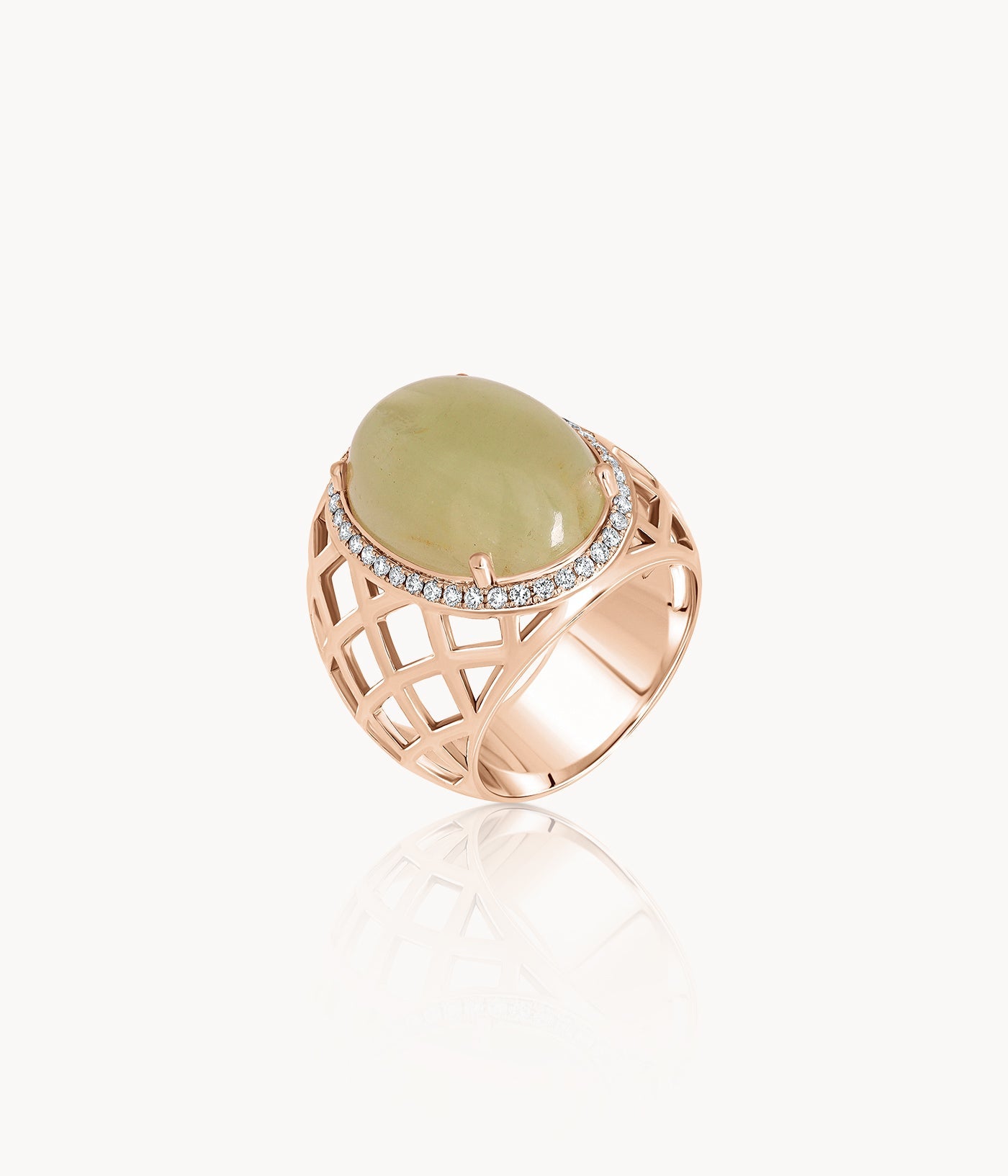 Oval Beryl Ring
