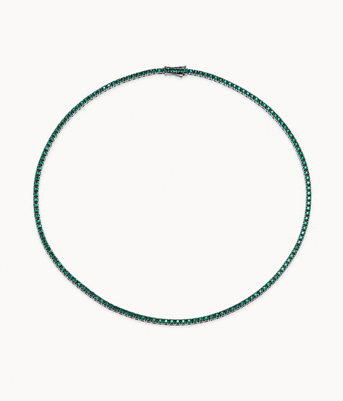 Emerald Tennis Necklace