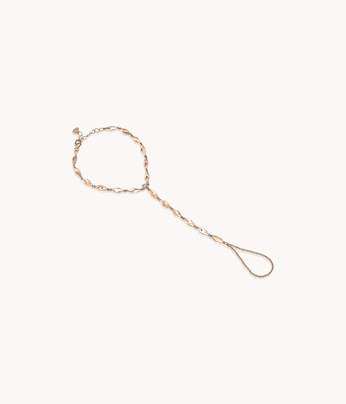 Golden Drops Bracelet Ring