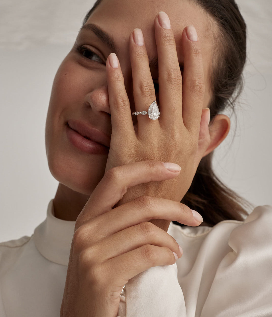 Pear And Marquise Diamond Ring