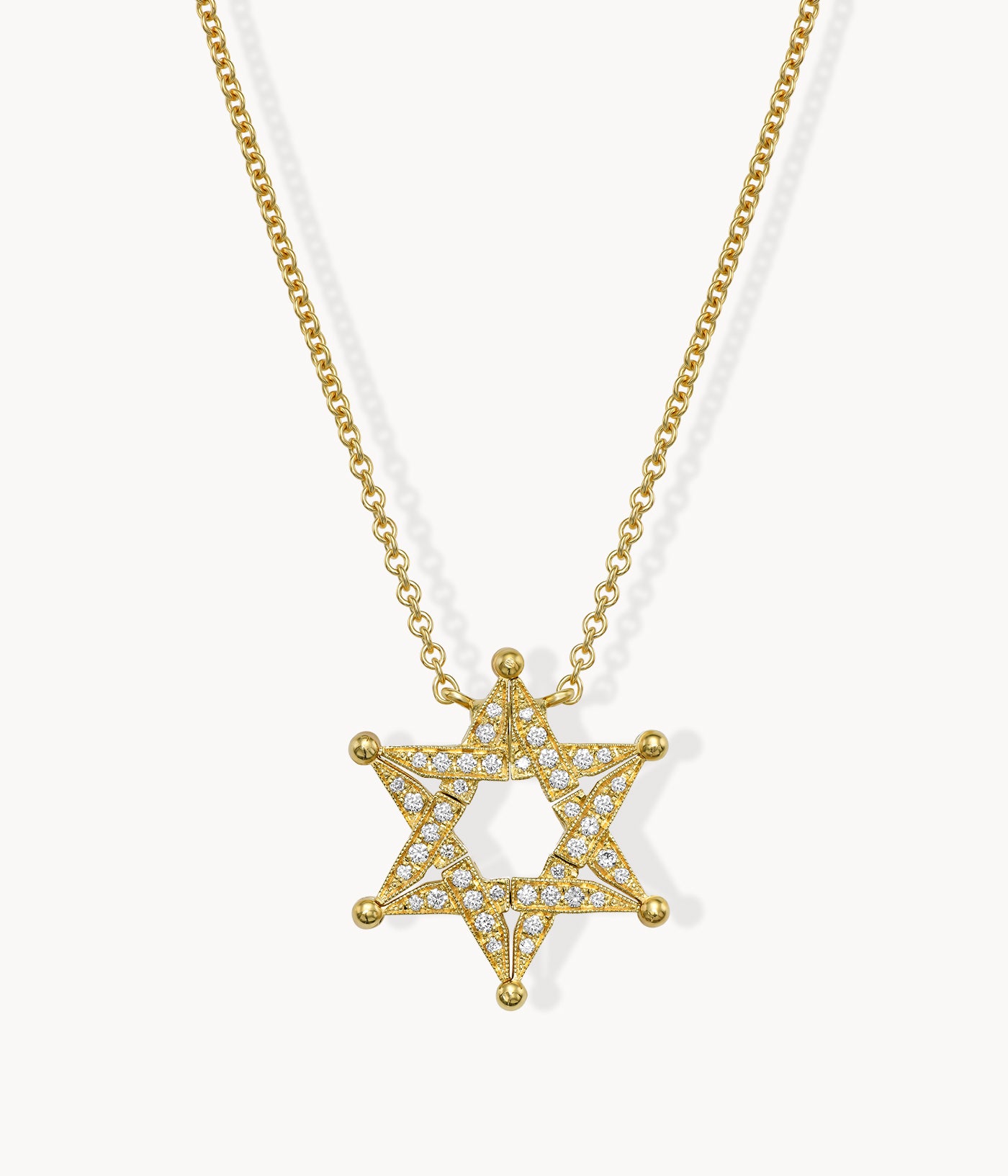 Butterflies Star Of David Pendant