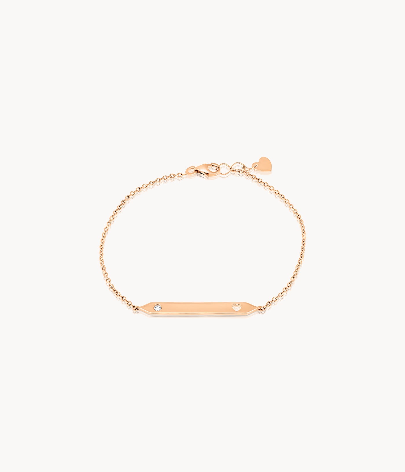 Plate Bracelet With Diamond