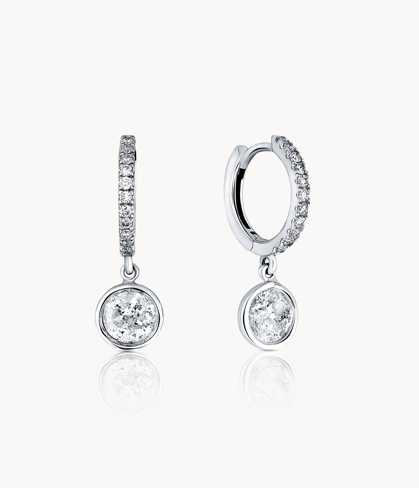 Gypsy diamond earrings