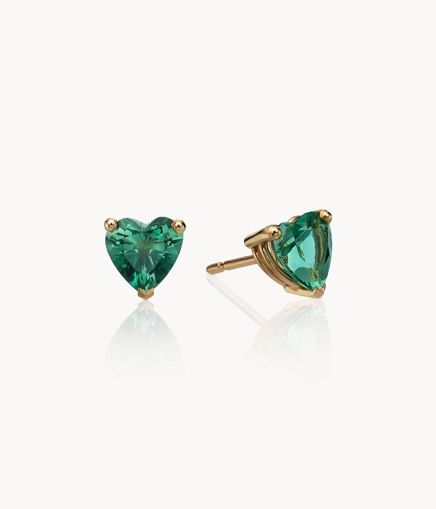 Prasiolite Stud Earrings