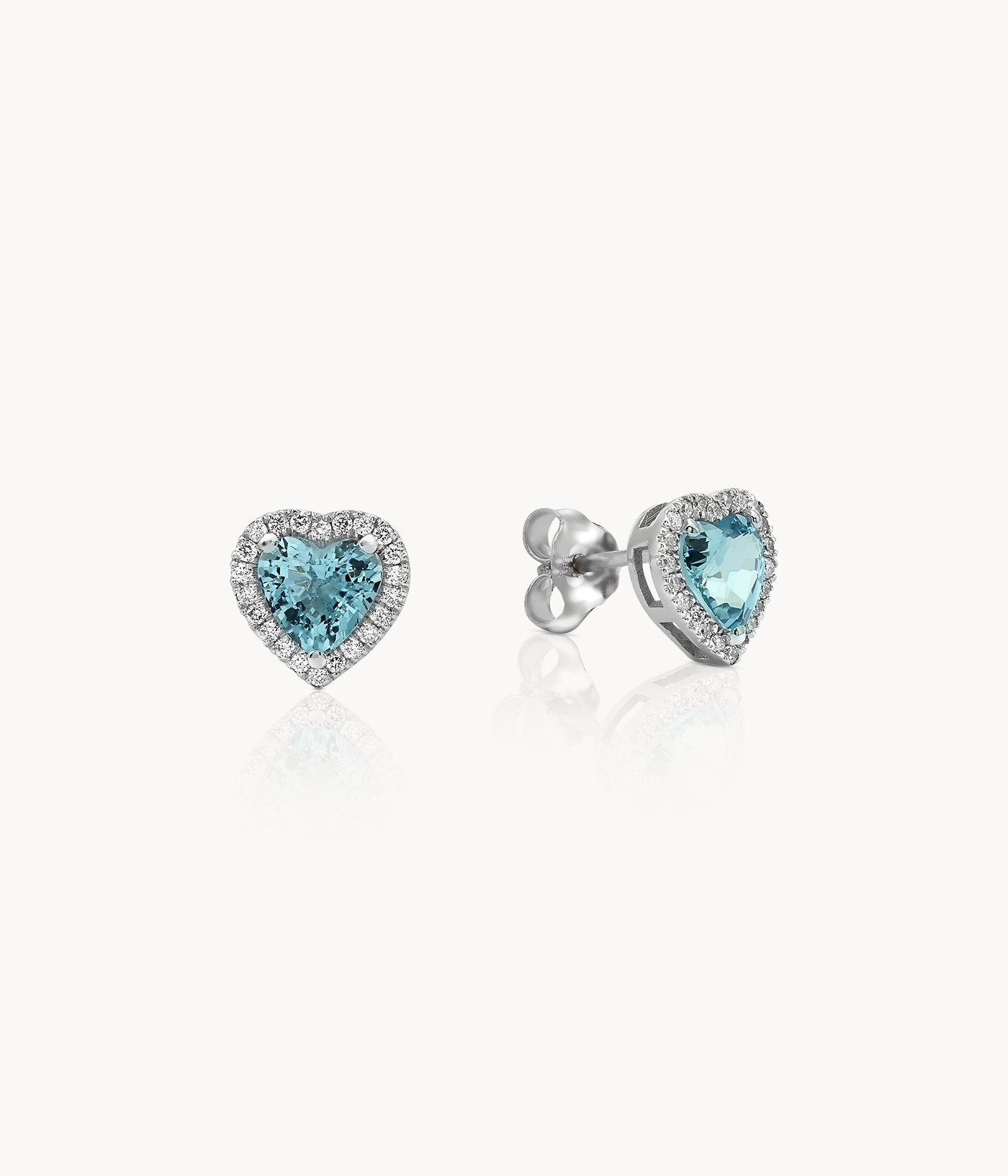 Aquamarine Stud Earrings