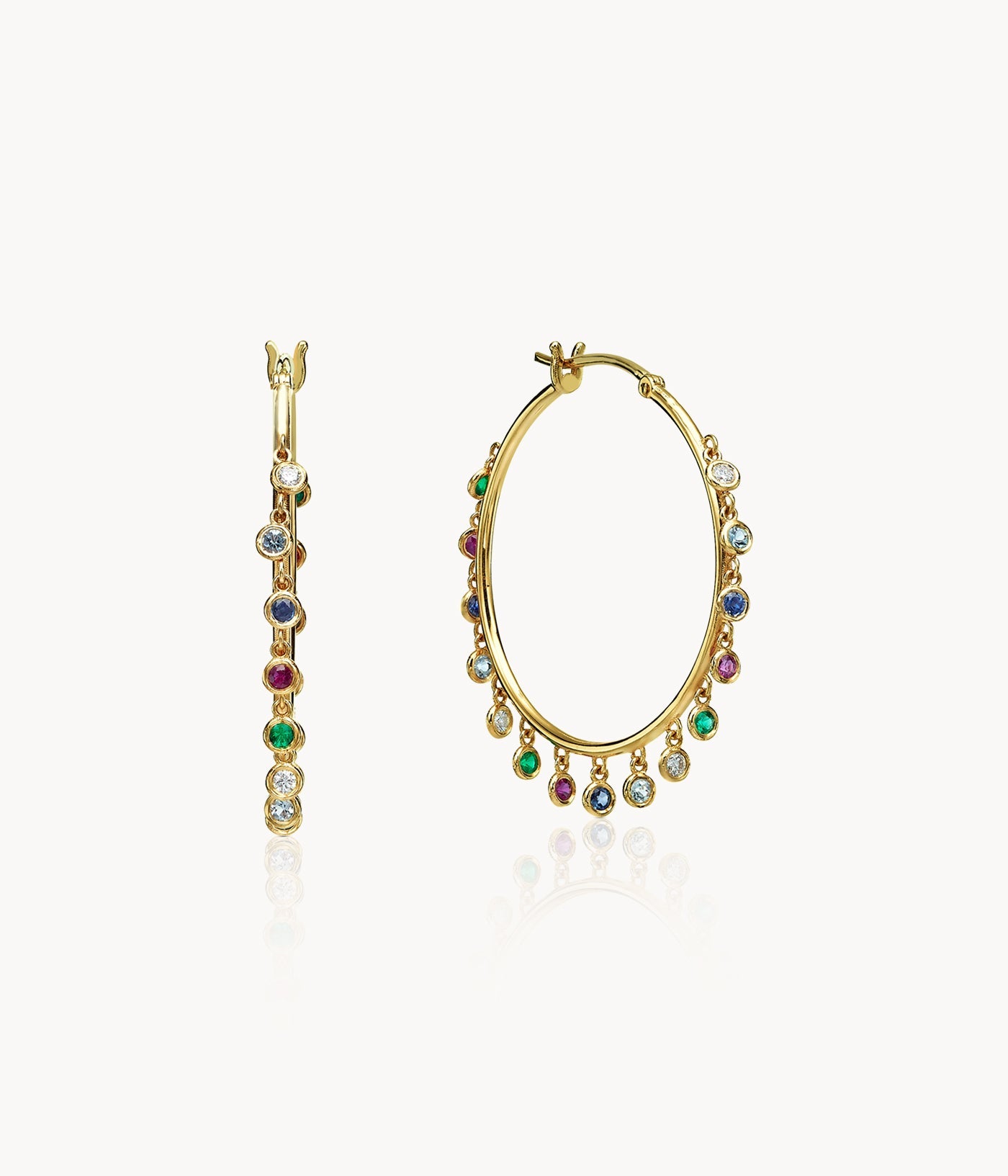 Colorful Hoop Earrings