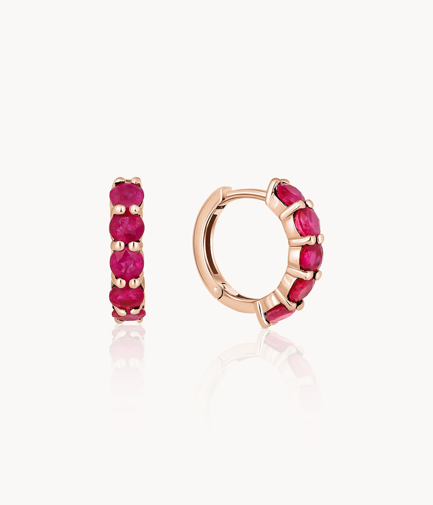 Gypsy Ruby Hoops