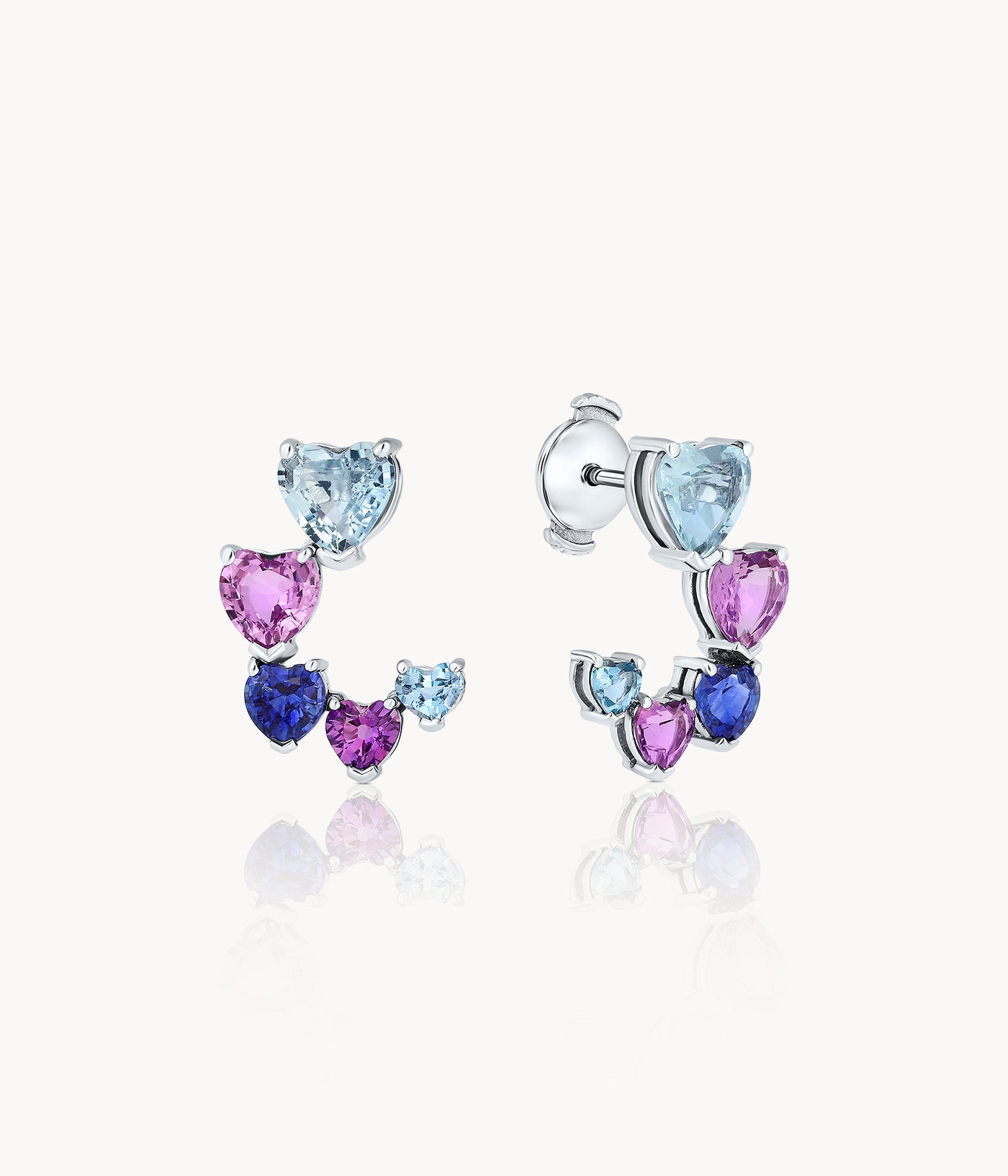 Mix Heart Shape Earrings