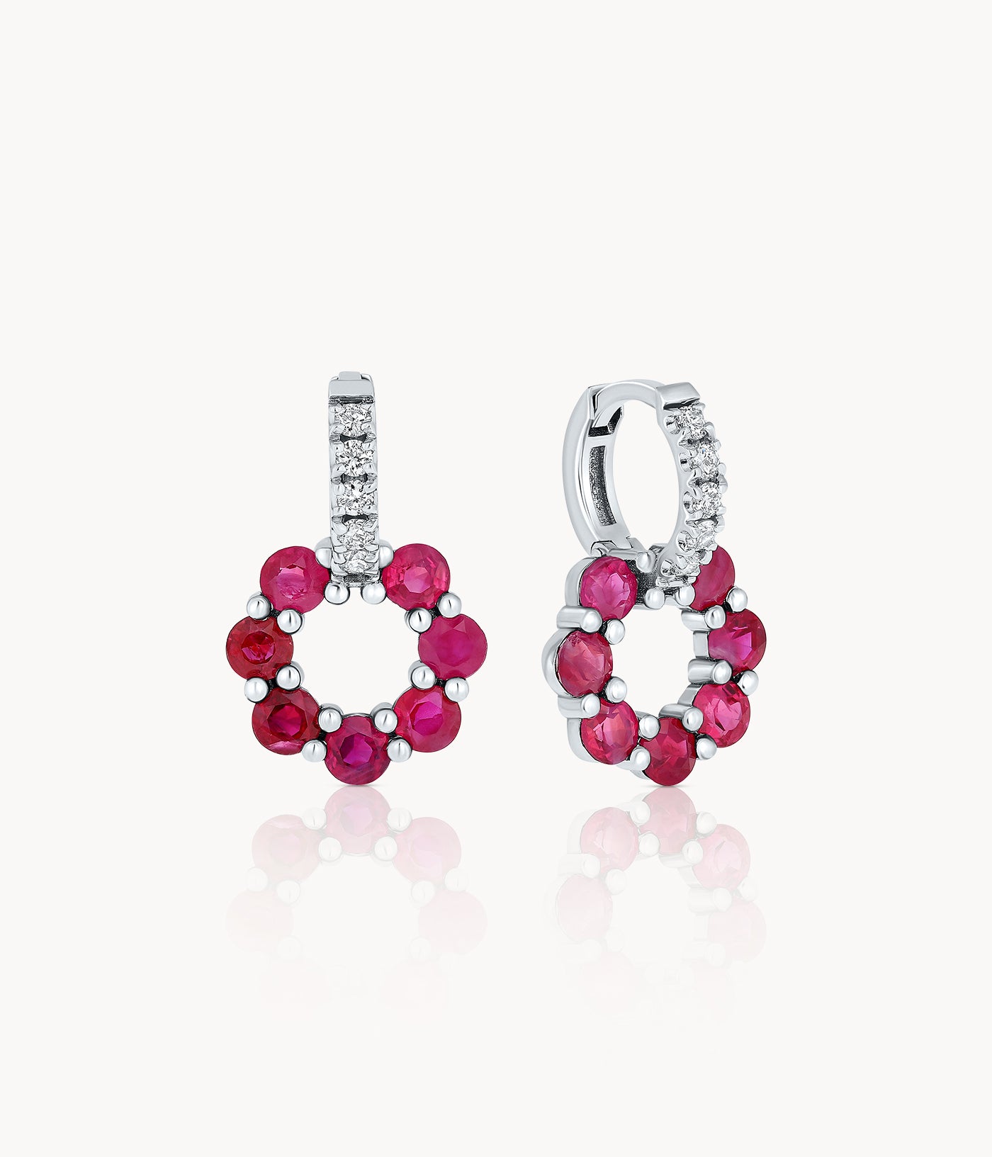 Gypsy Ruby Hoops