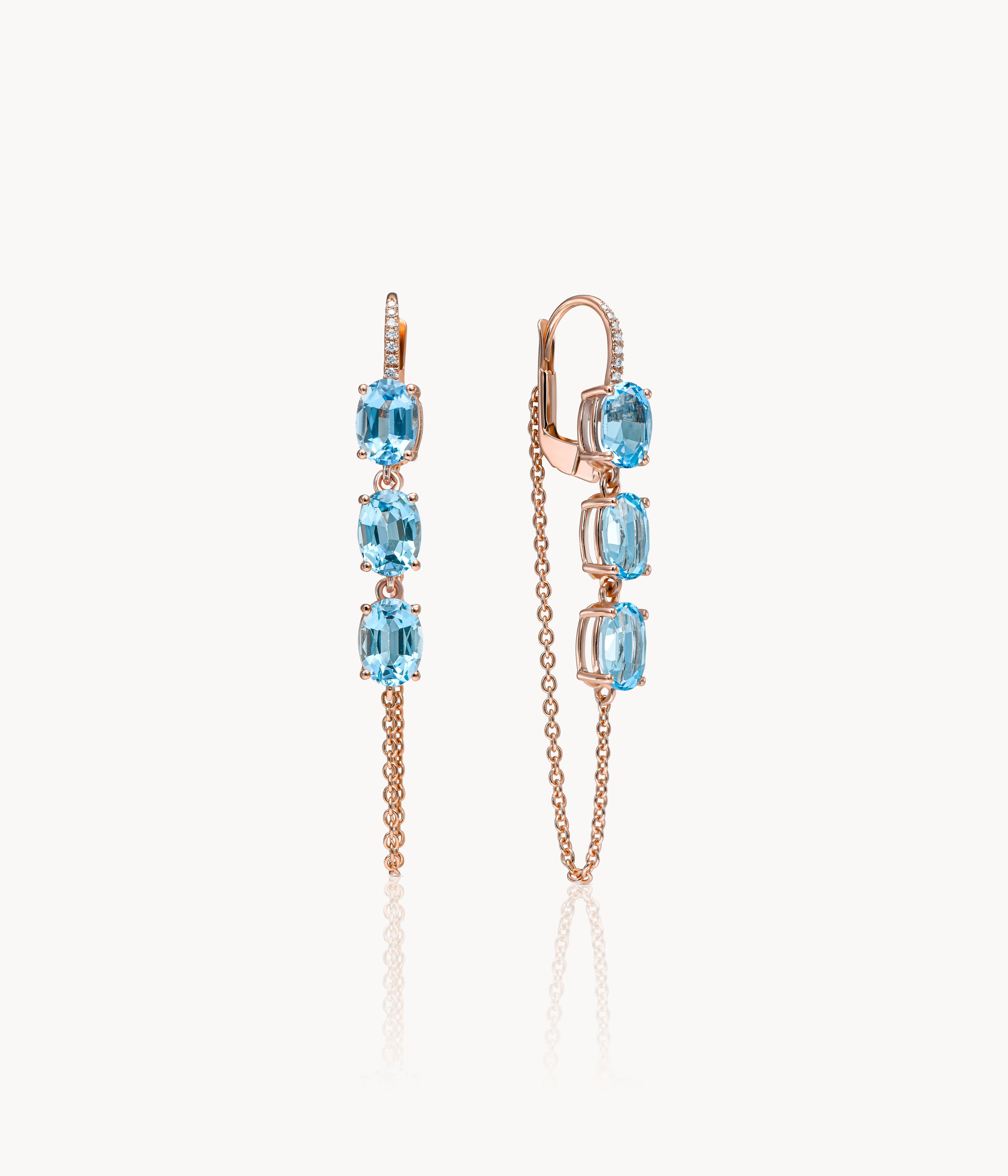 Aquamarine Drop Earrings