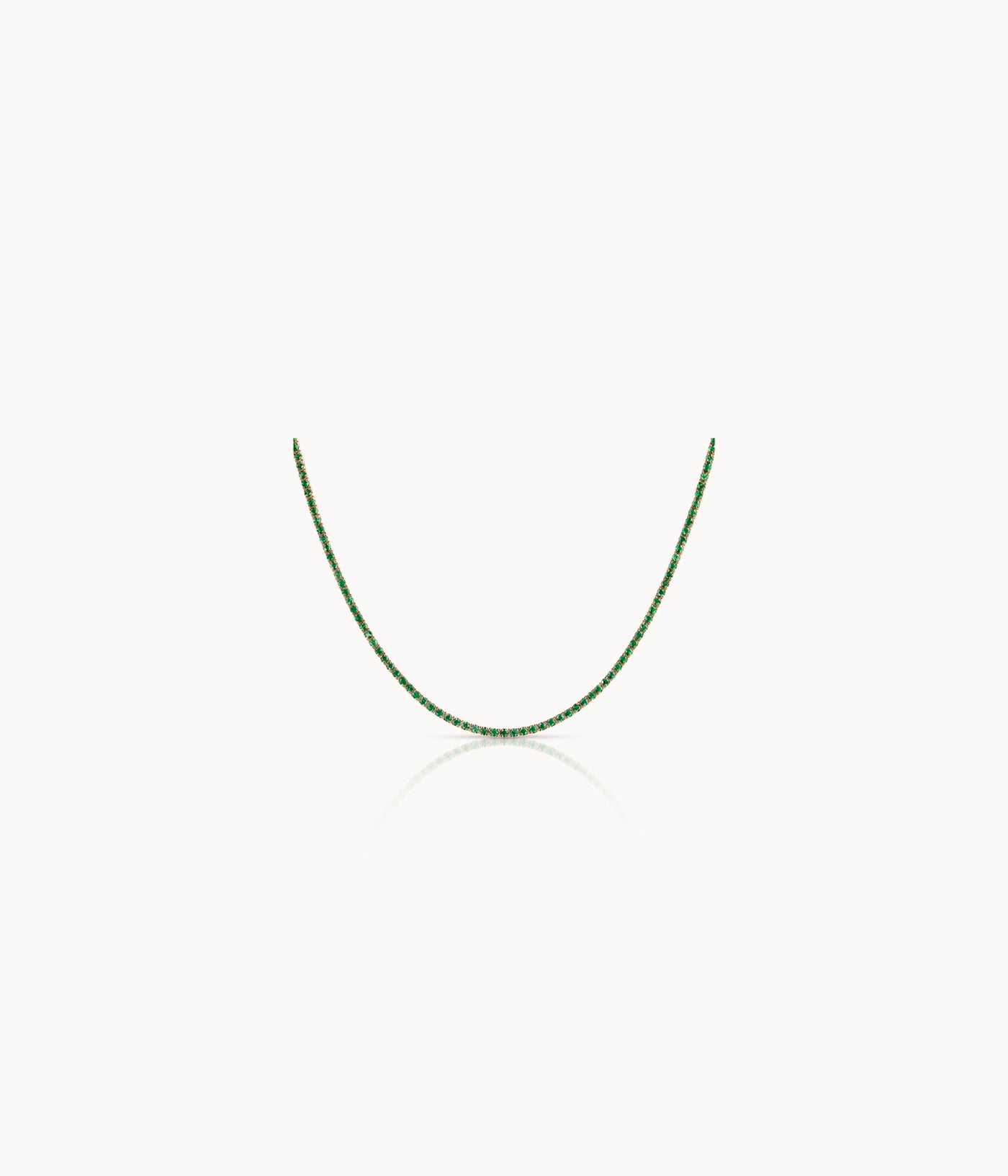 Emerald Tennis Necklace