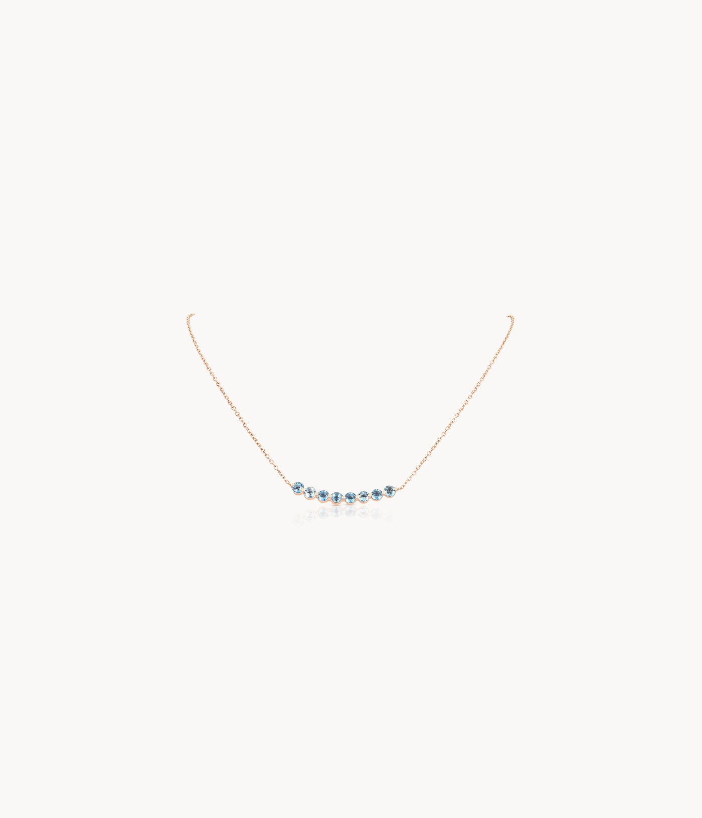 Short Aquamarine Necklace