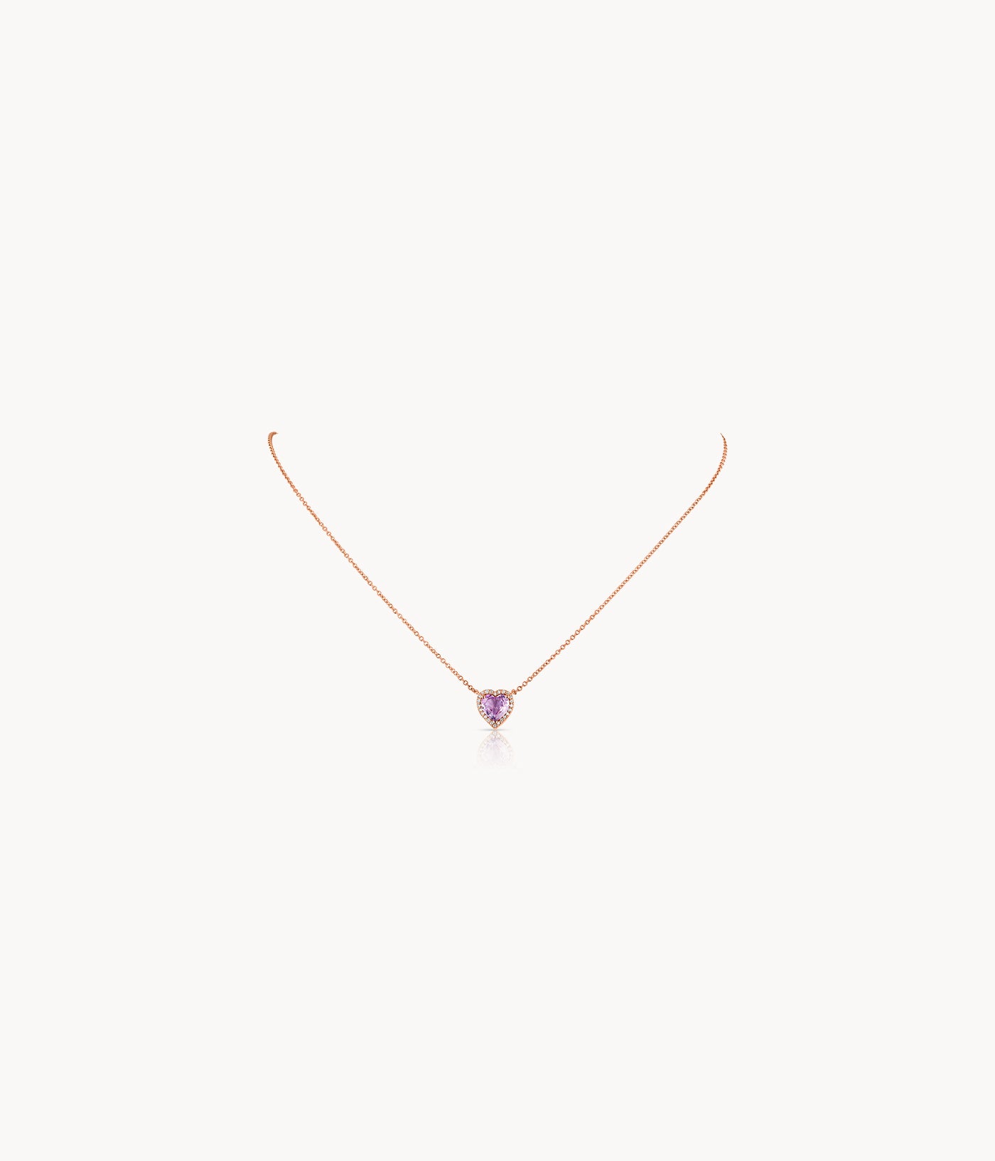 Sapphire Halo Necklace