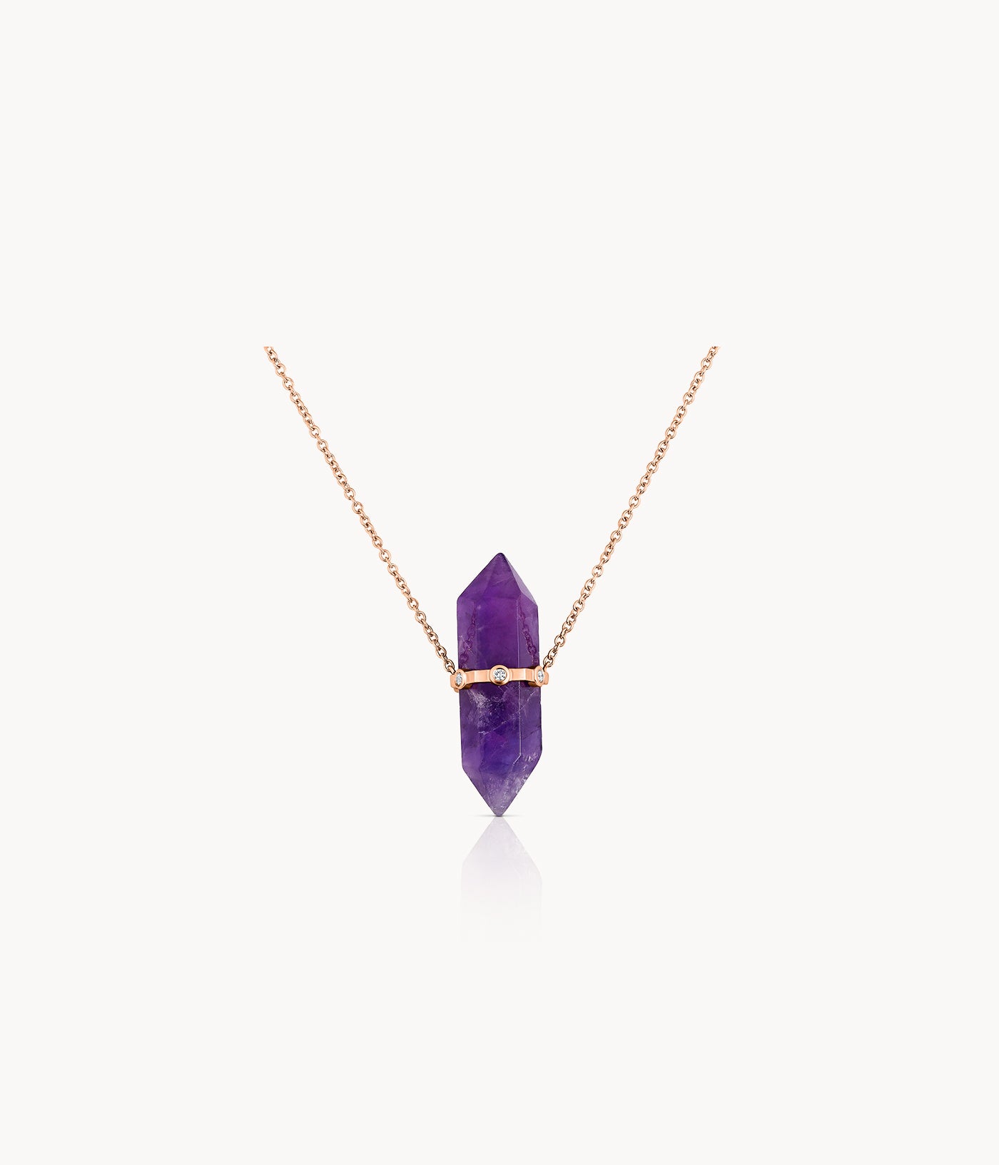 Amethyst Crystal Necklace