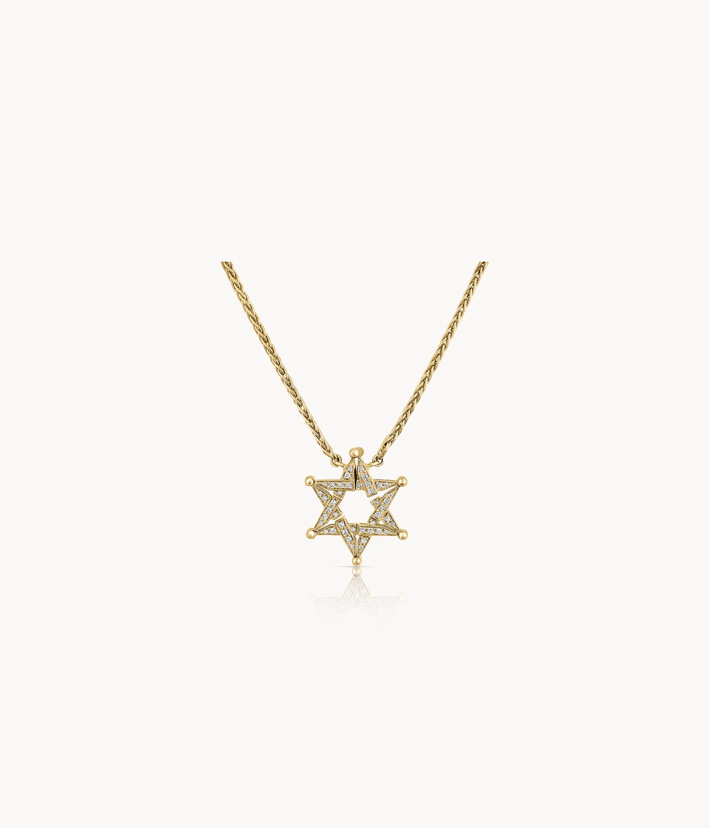 Butterflies Star Of David Pendant