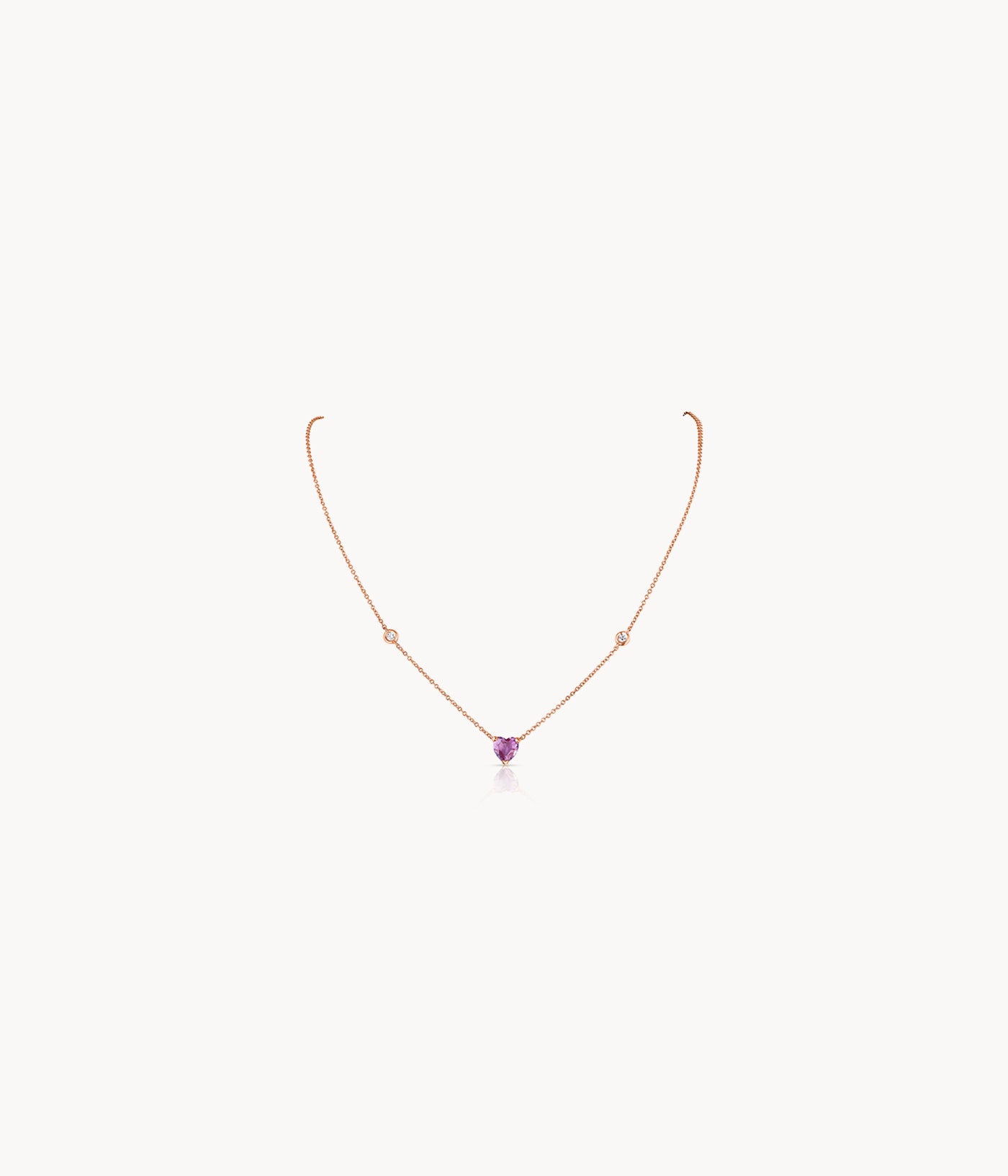 Sapphire Heart Necklace