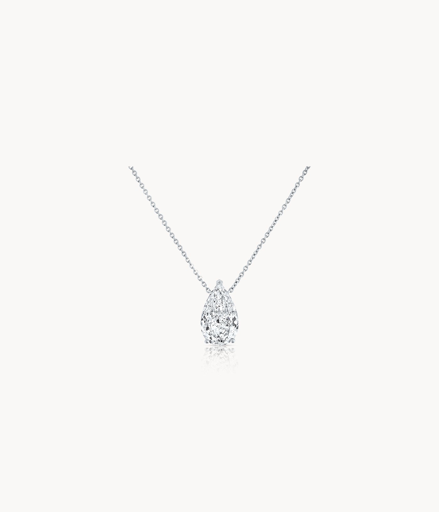 Pear Shape Diamond Pendant