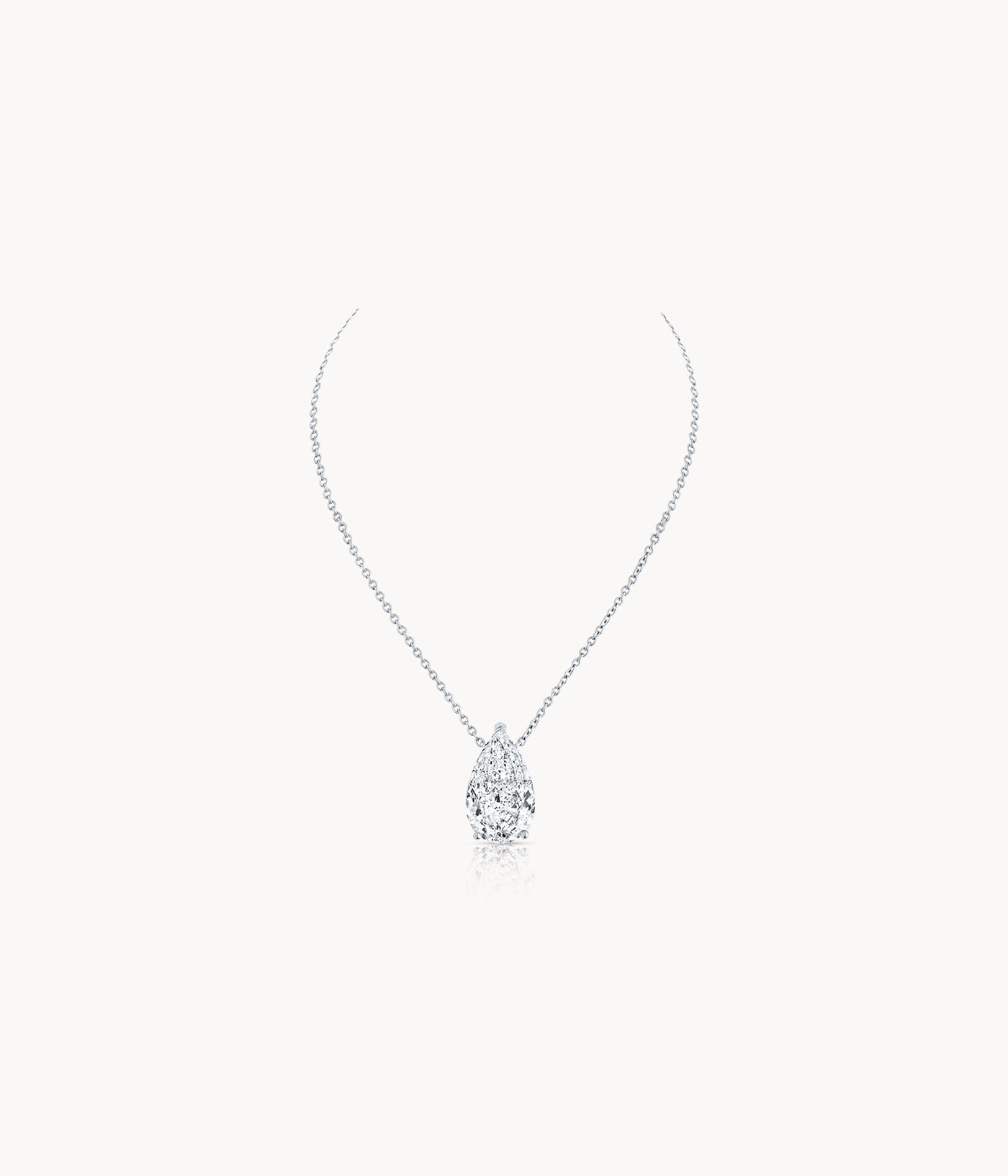 Pear Shape Diamond Pendant