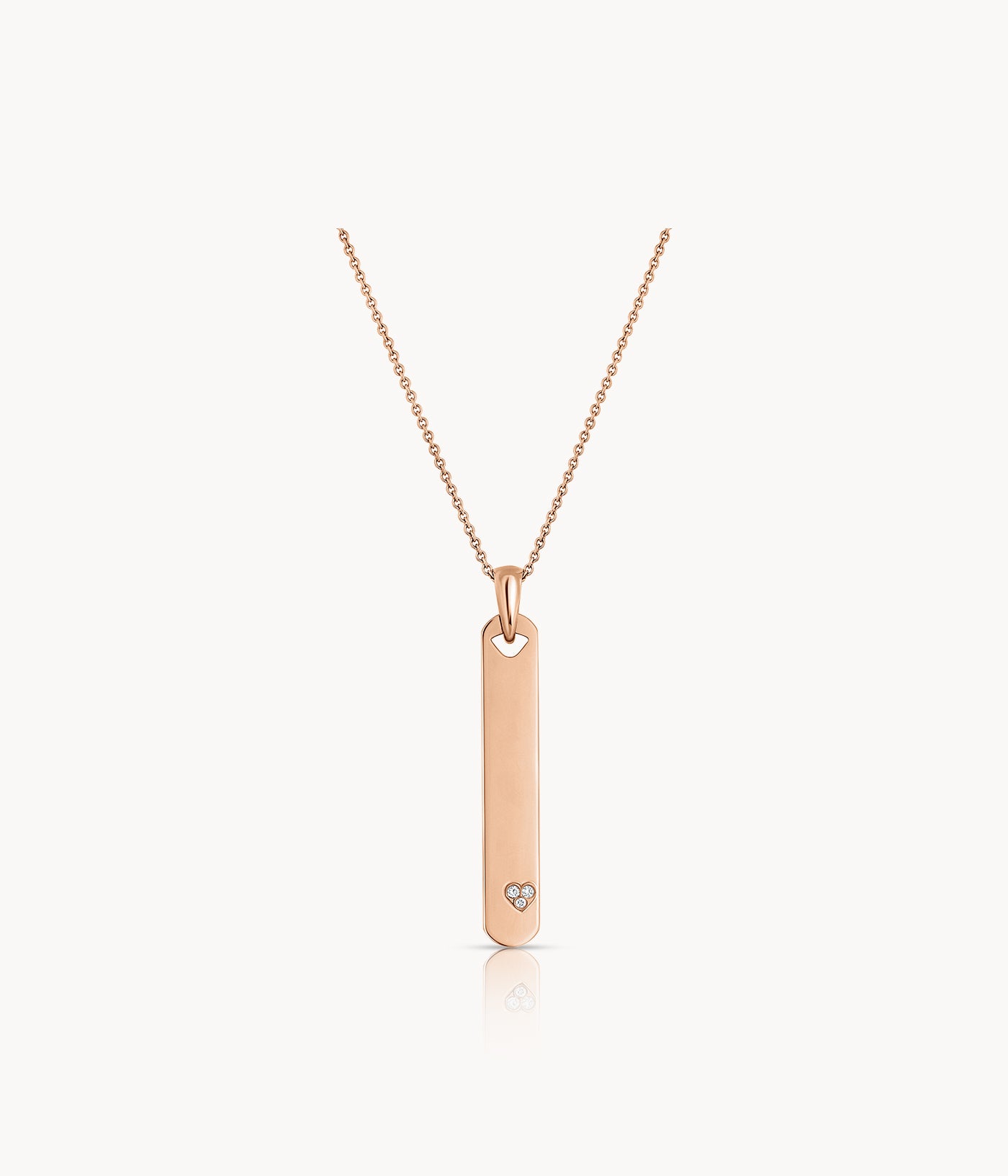 Plate Pendant With Diamonds