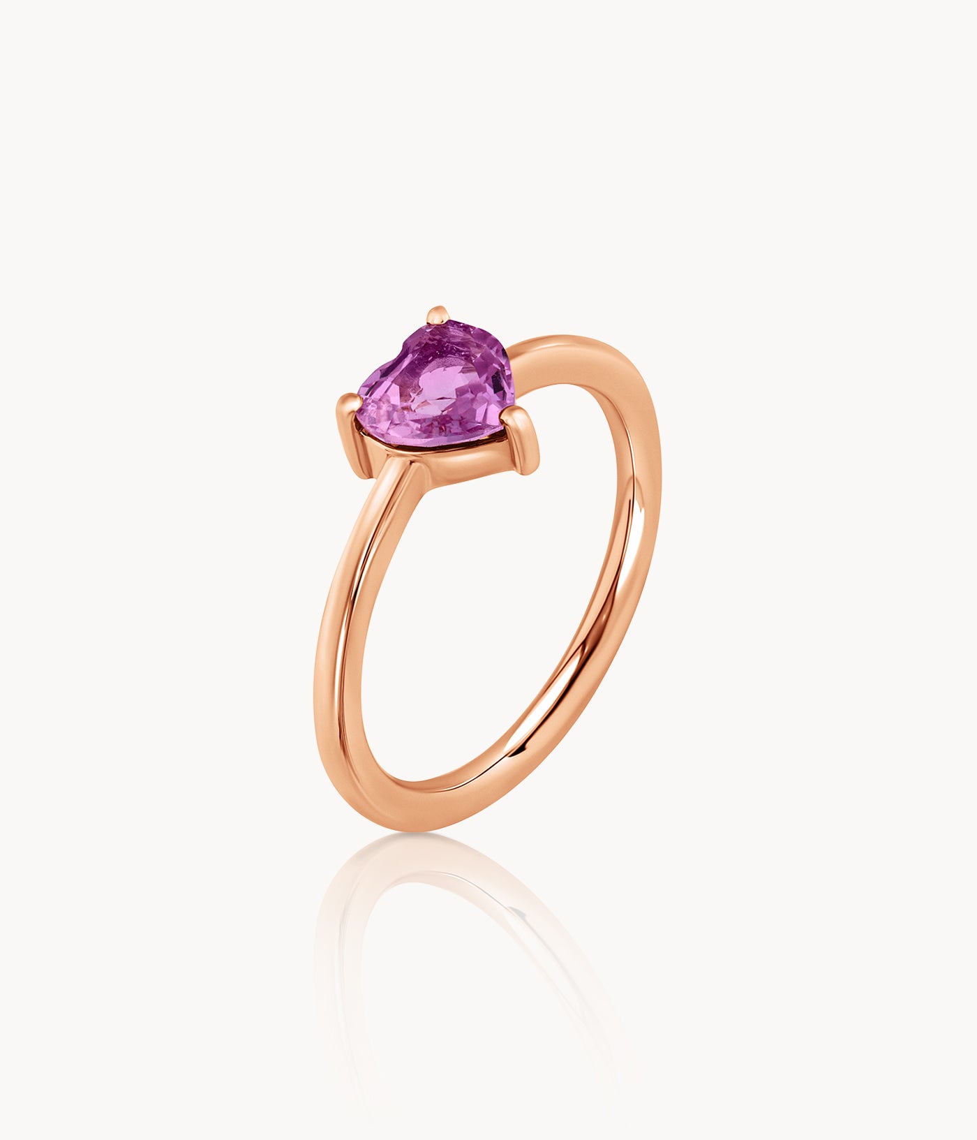 Sapphire Solitaire Ring