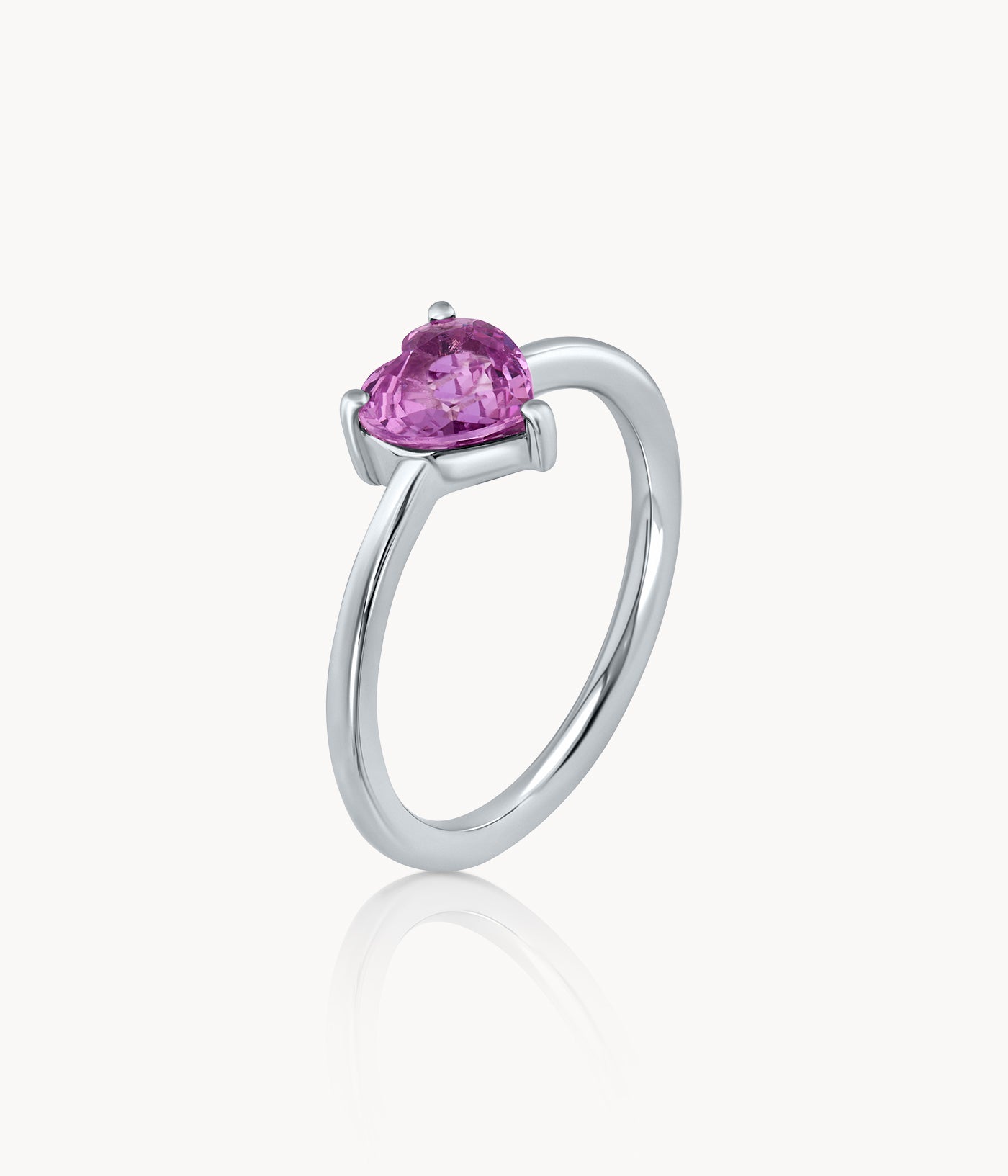 Sapphire Solitaire Ring