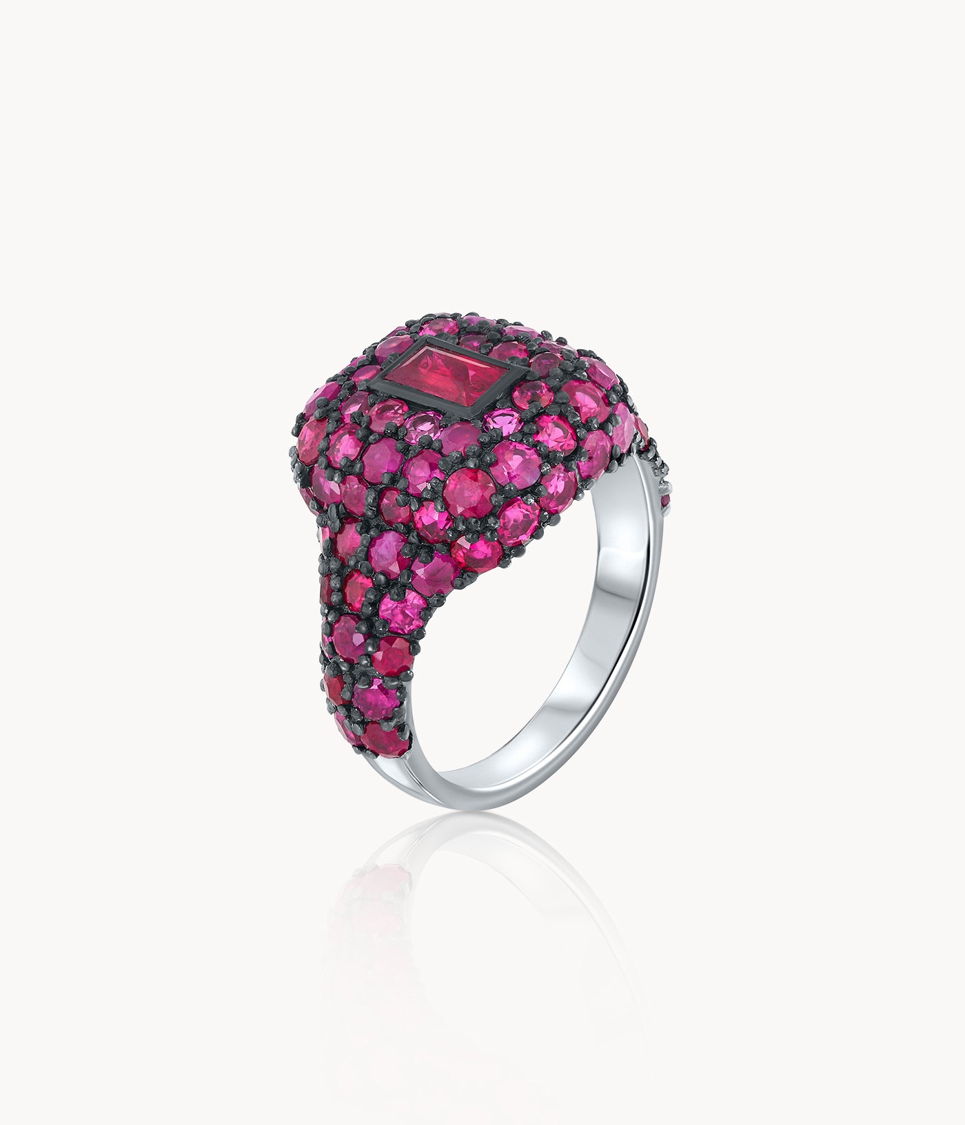 Black Gold Ruby Ring