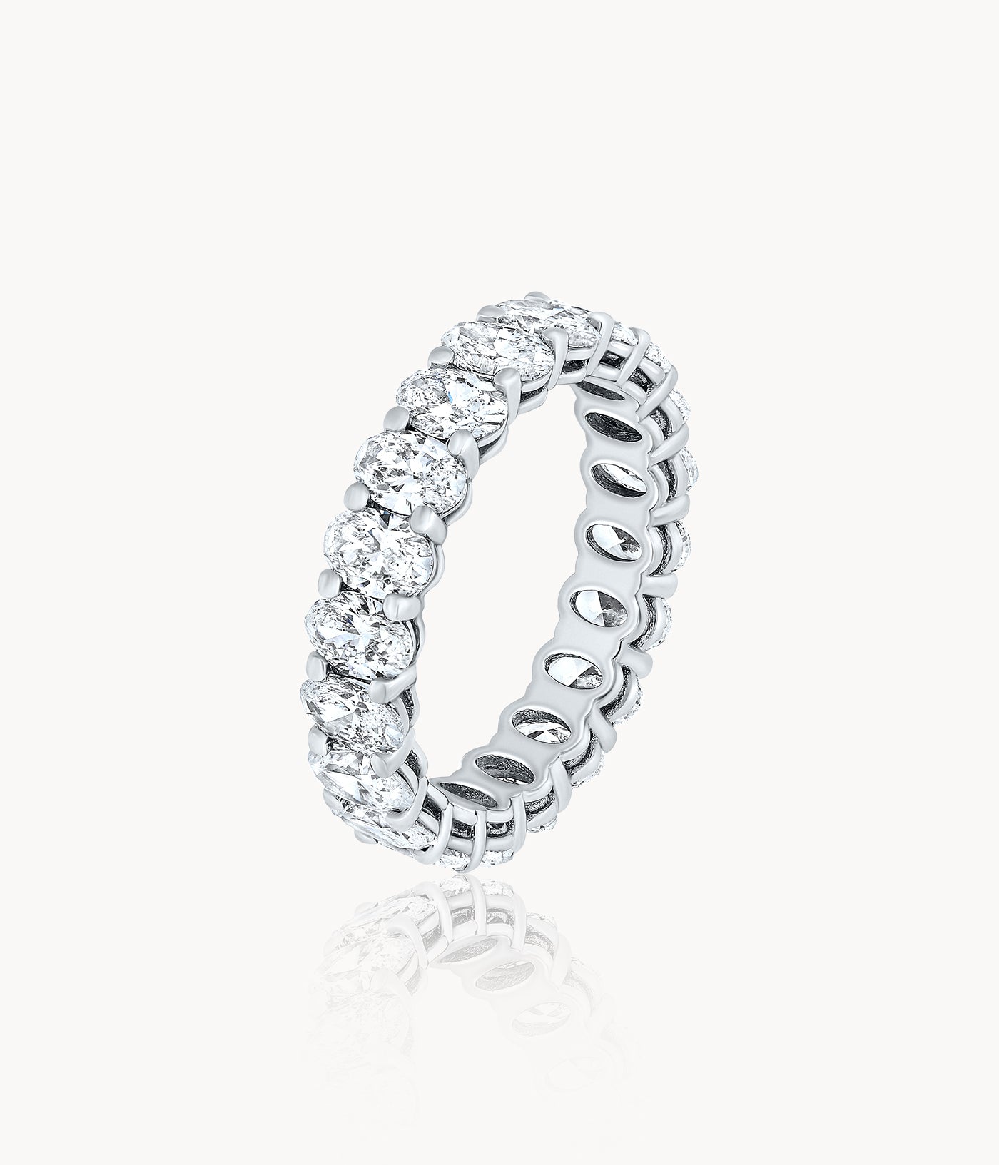 Oval Diamond Eternity Ring