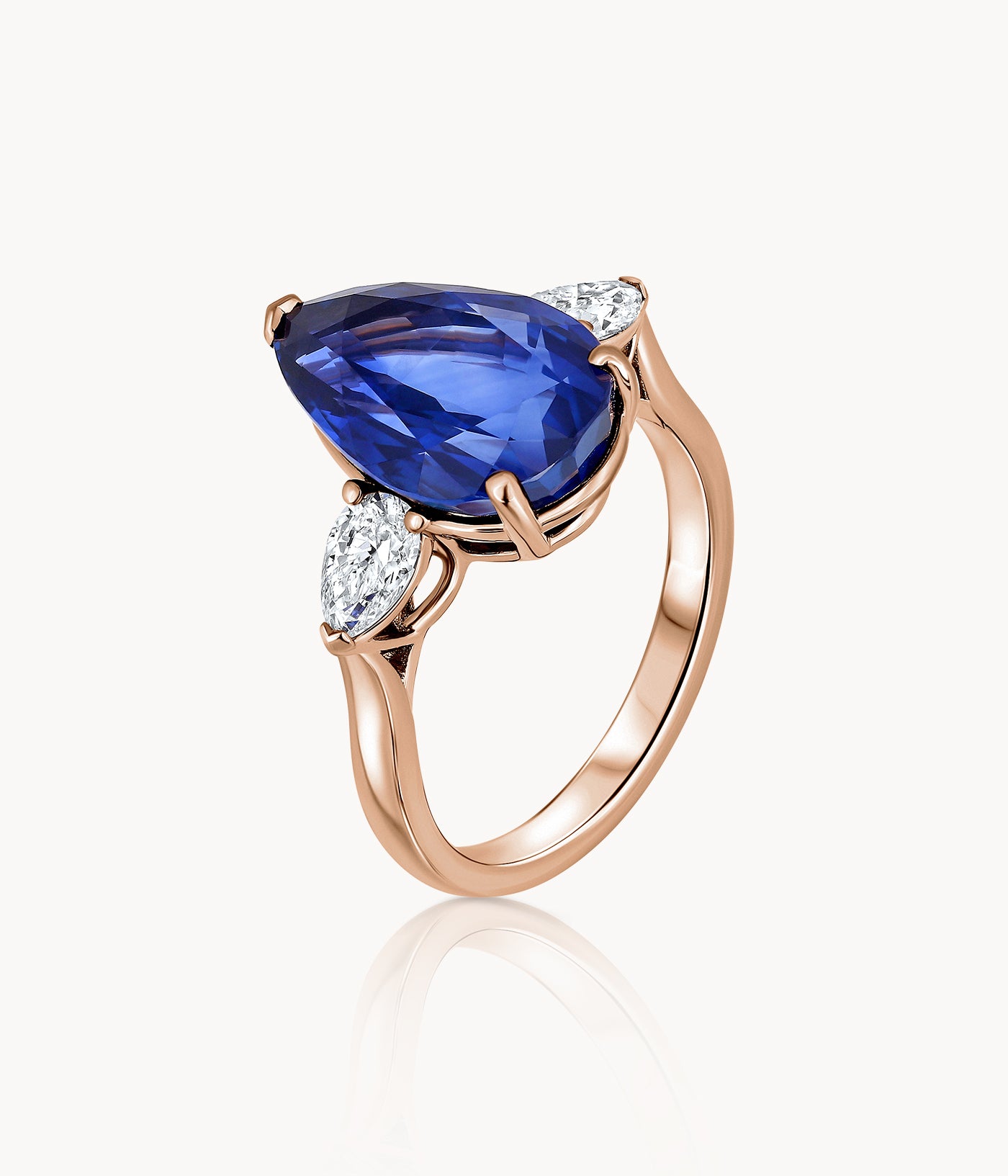 Sapphire And Diamond Ring