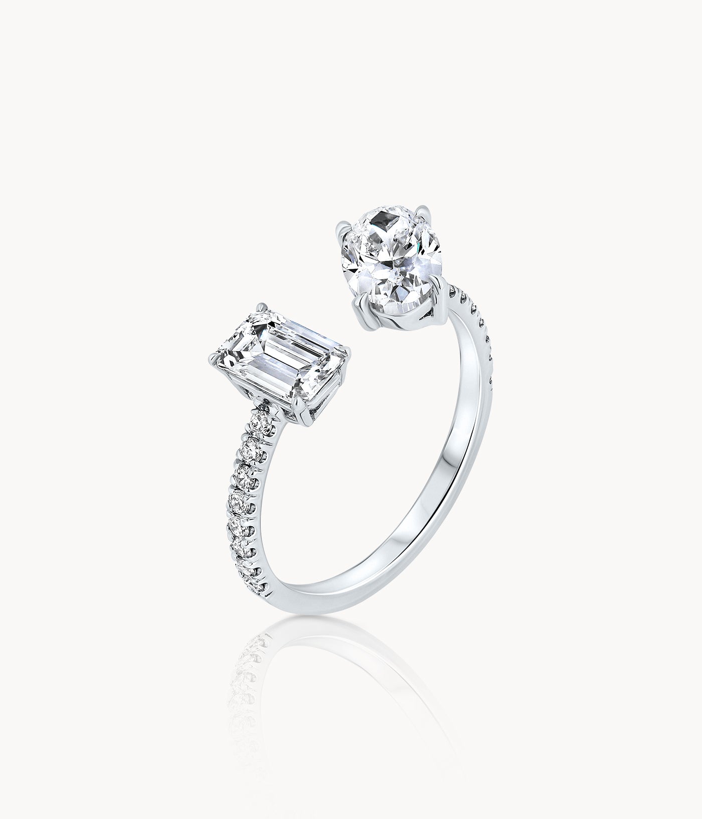 Open Diamond Ring