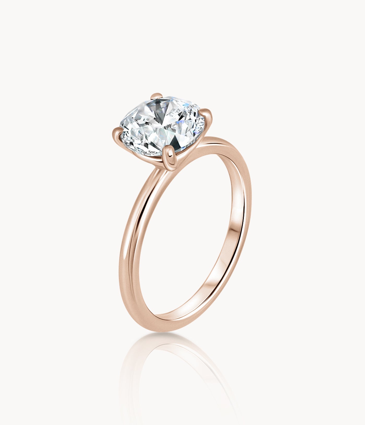 Solitaire Diamond Engagement Ring