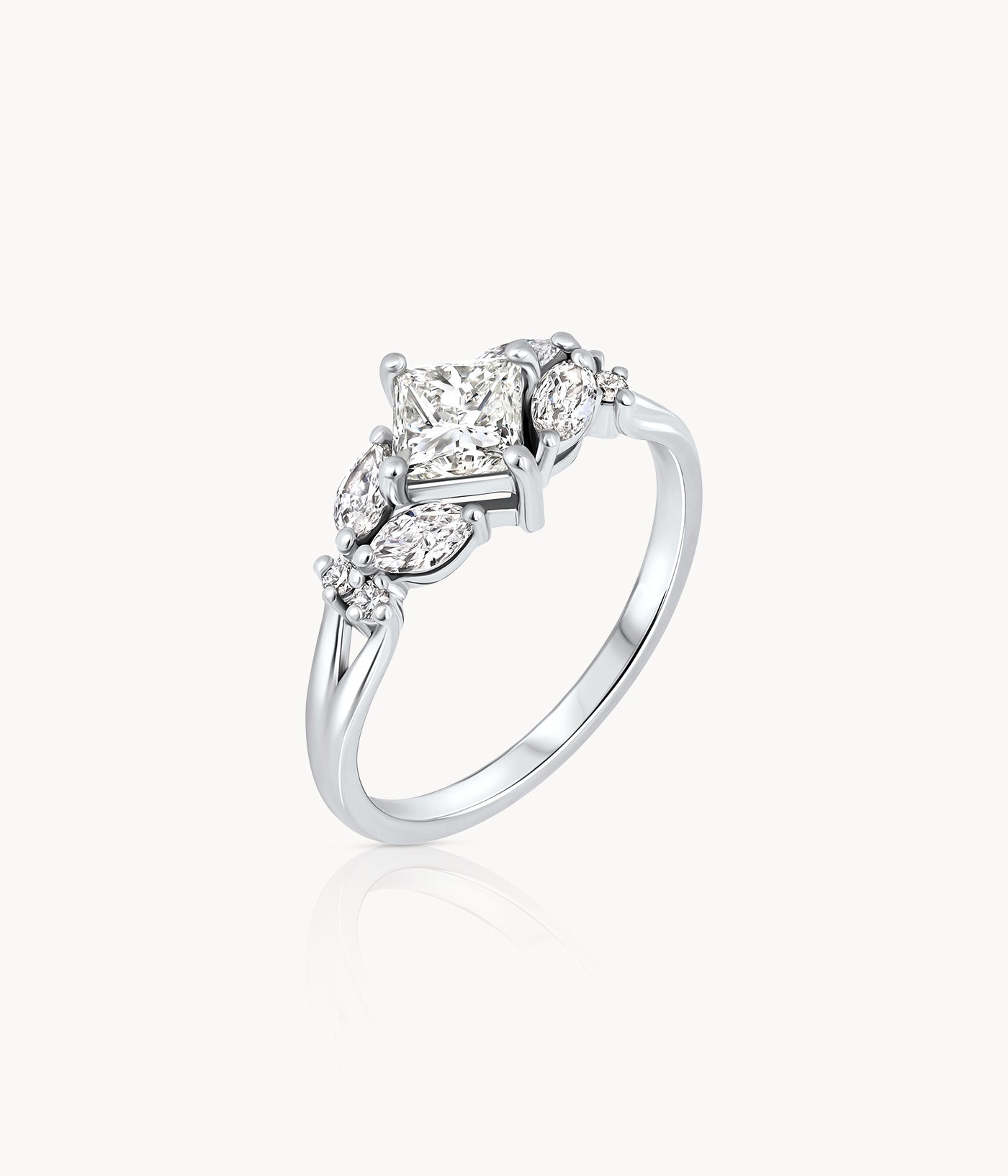Princess Cut Diamond Engagement