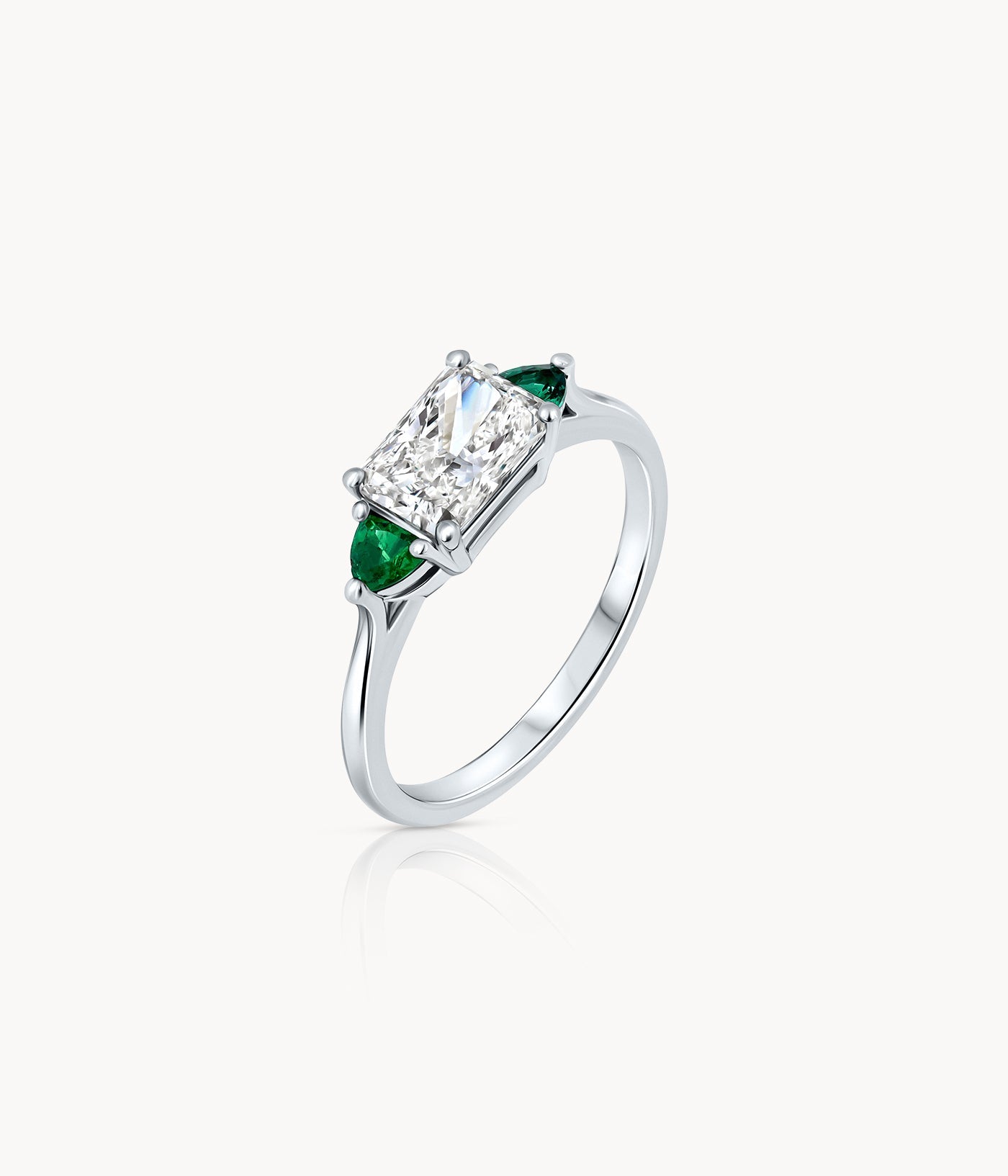 Emerald Cut Engagement Ring