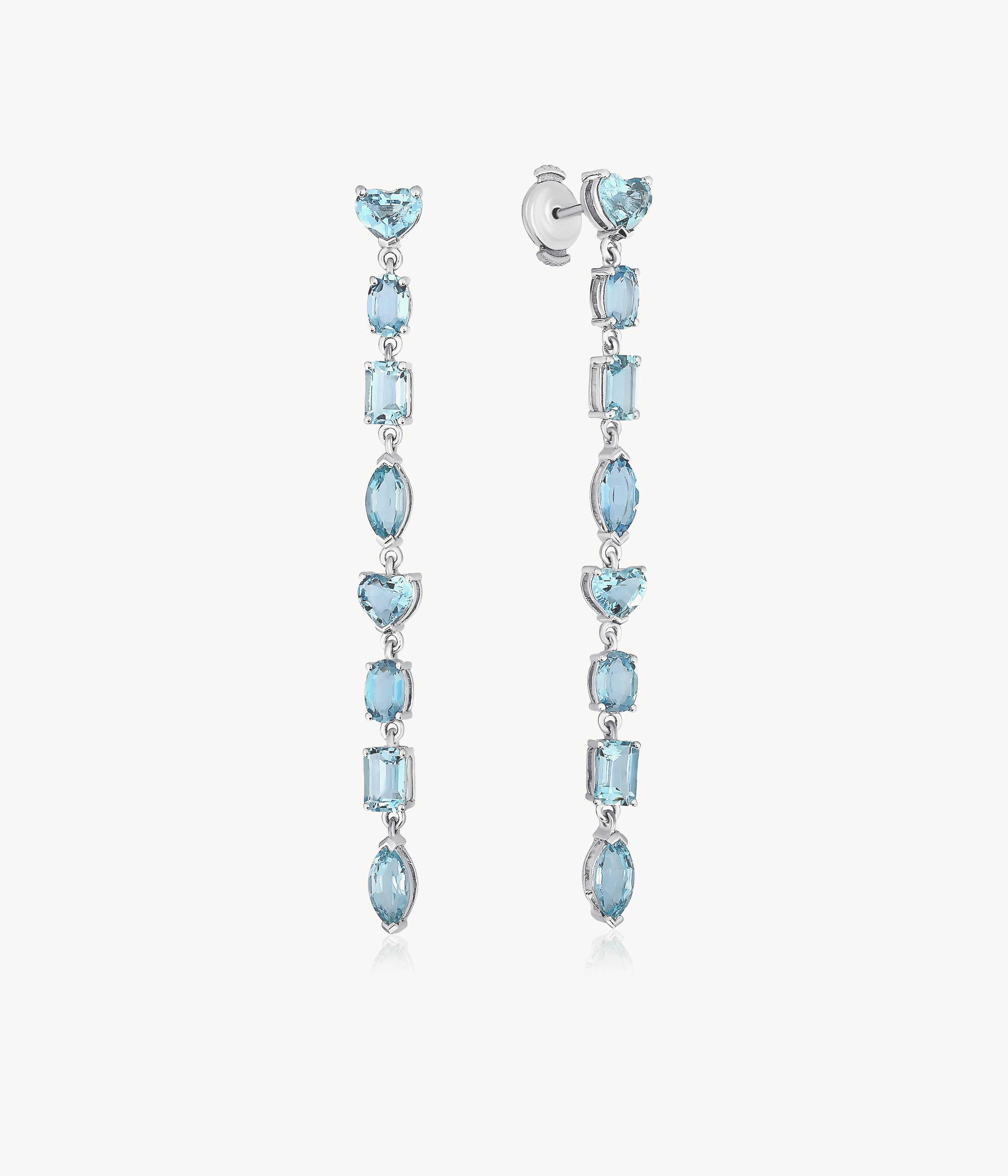 Aquamarine Dangle Earrings