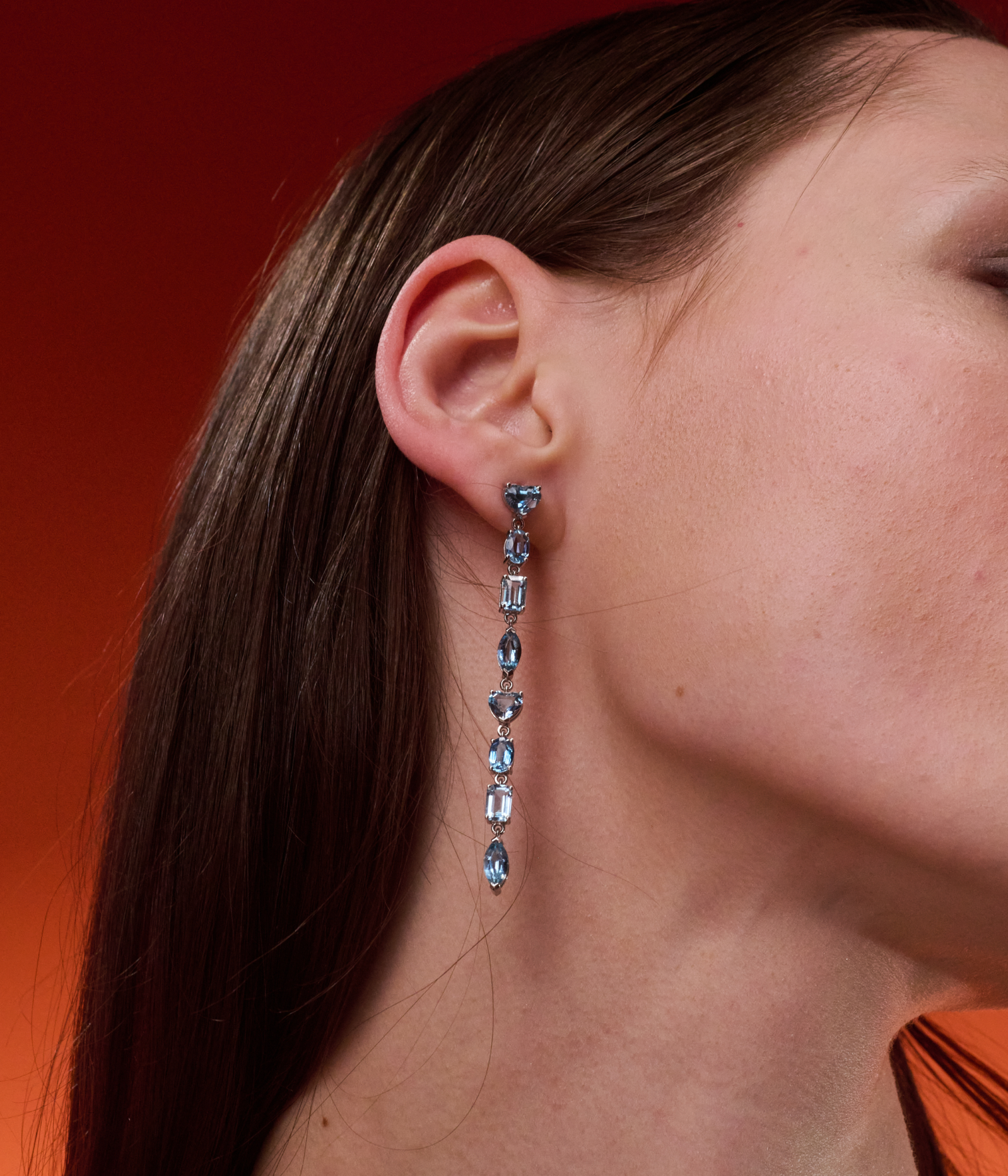 Aquamarine Dangle Earrings
