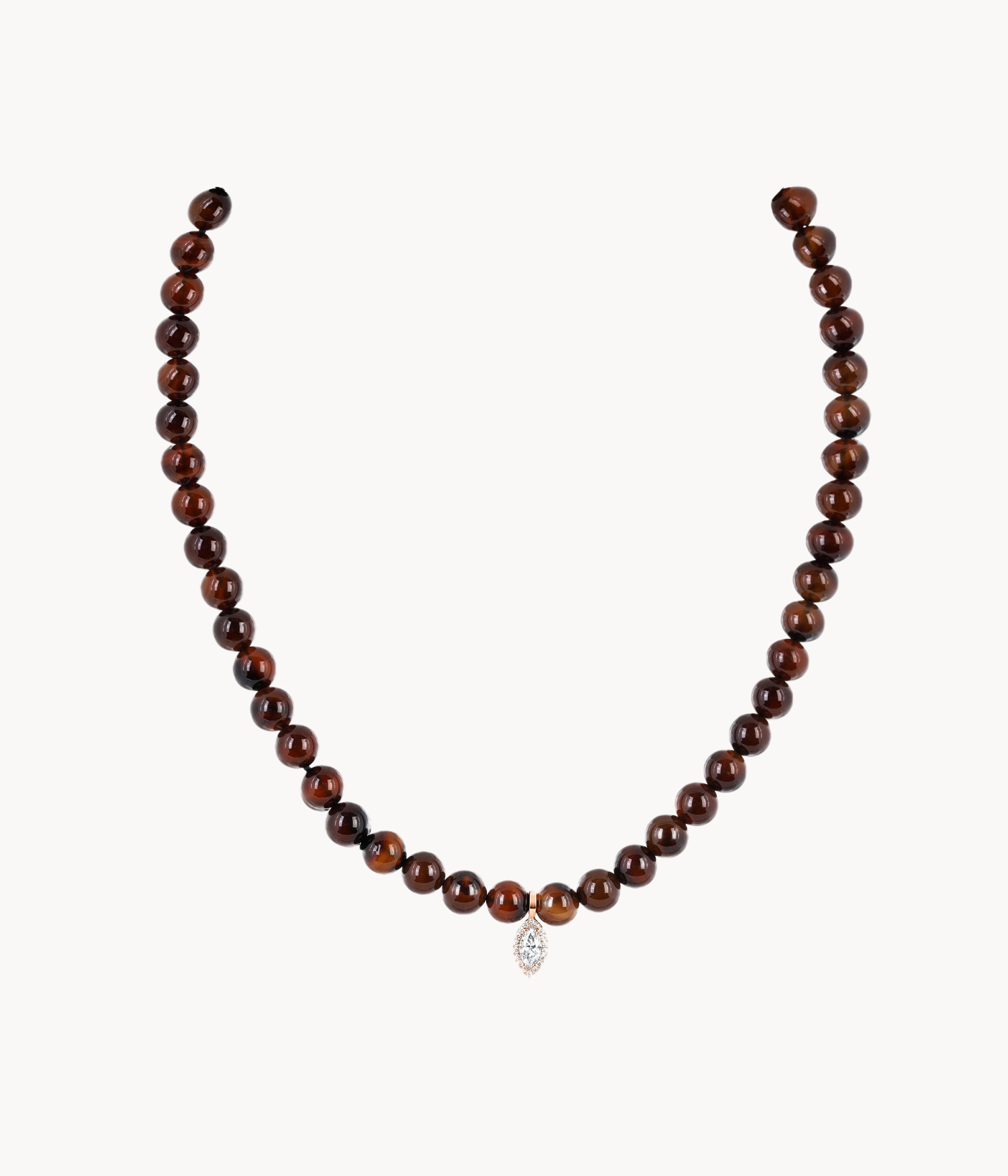 Marquise Shape Diamond Necklace