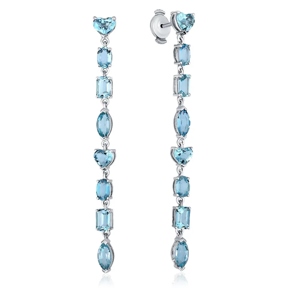 Aquamarine Dangle Earrings