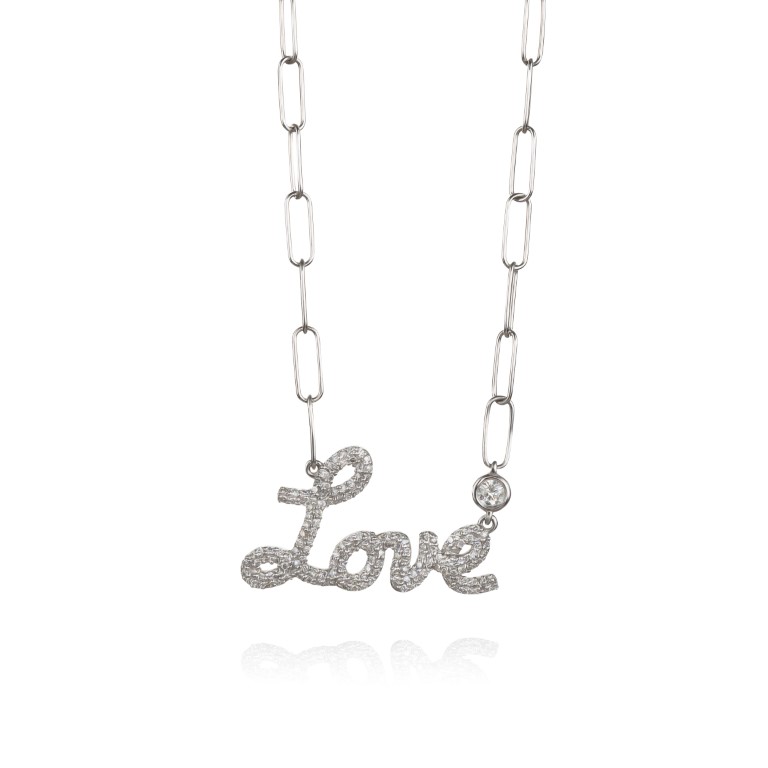 'LOVE' Link Chain Necklace