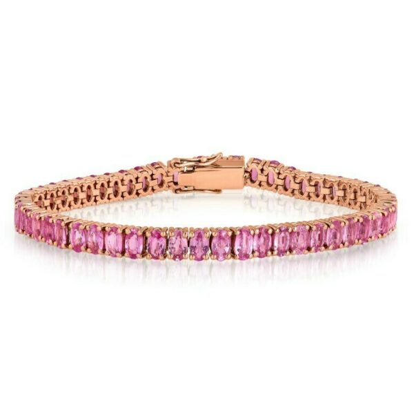 Pink Sapphire Bracelet