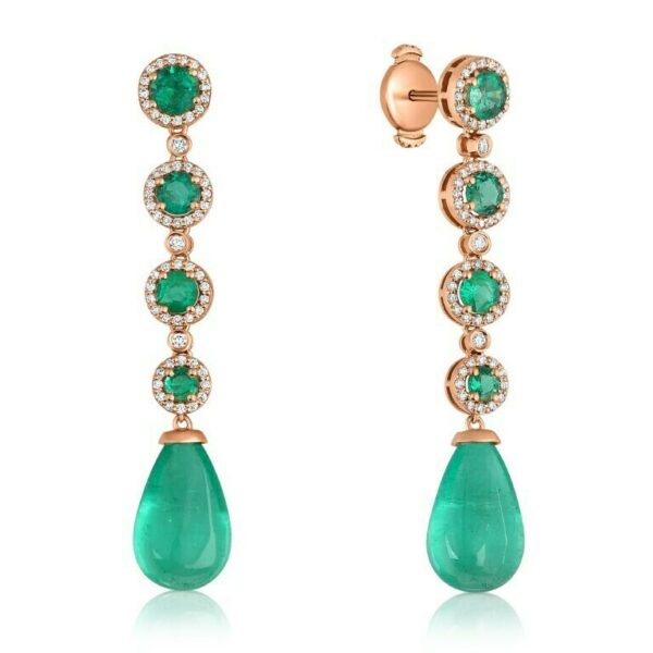 Emerald Drop Earrings