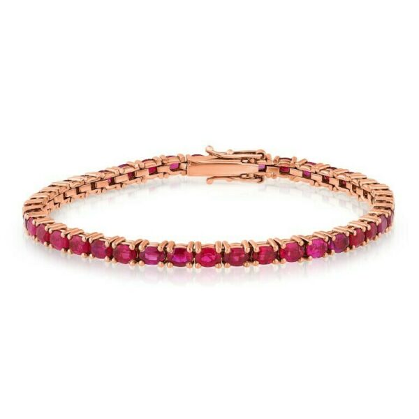 Ruby Tennis Bracelet