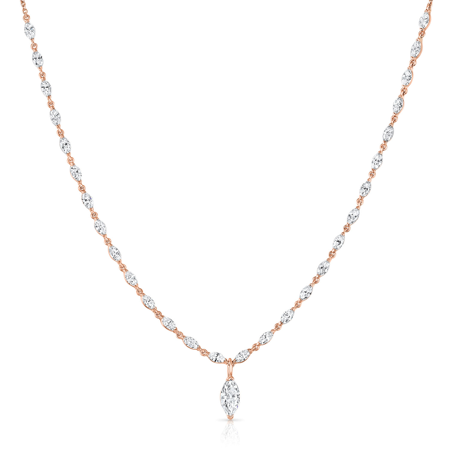 Diamond Marquise Necklace