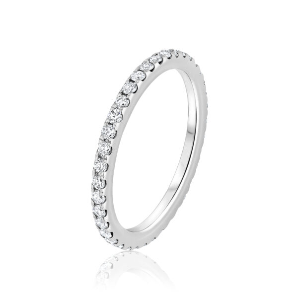 Eternity diamonds ring