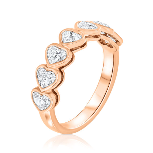 Heart shape diamond ring