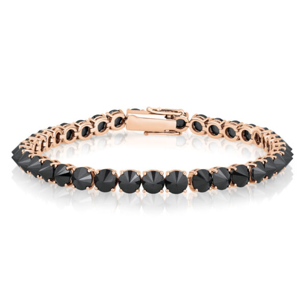 black diamonds tennis bracelet