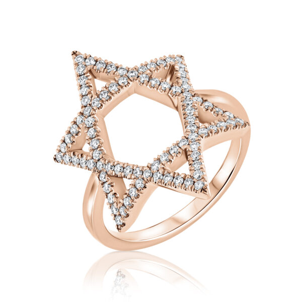 diamonds 'star of david' ring