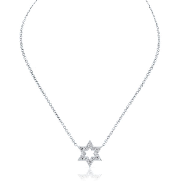 diamonds 'star of david' necklace